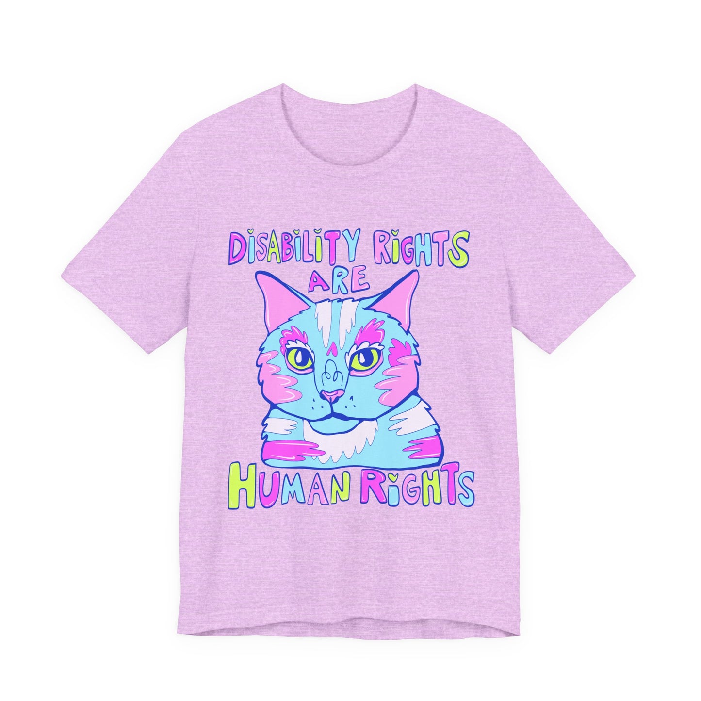 Disability Rights are Human Rights Unisex Jersey Short Sleeve Tee