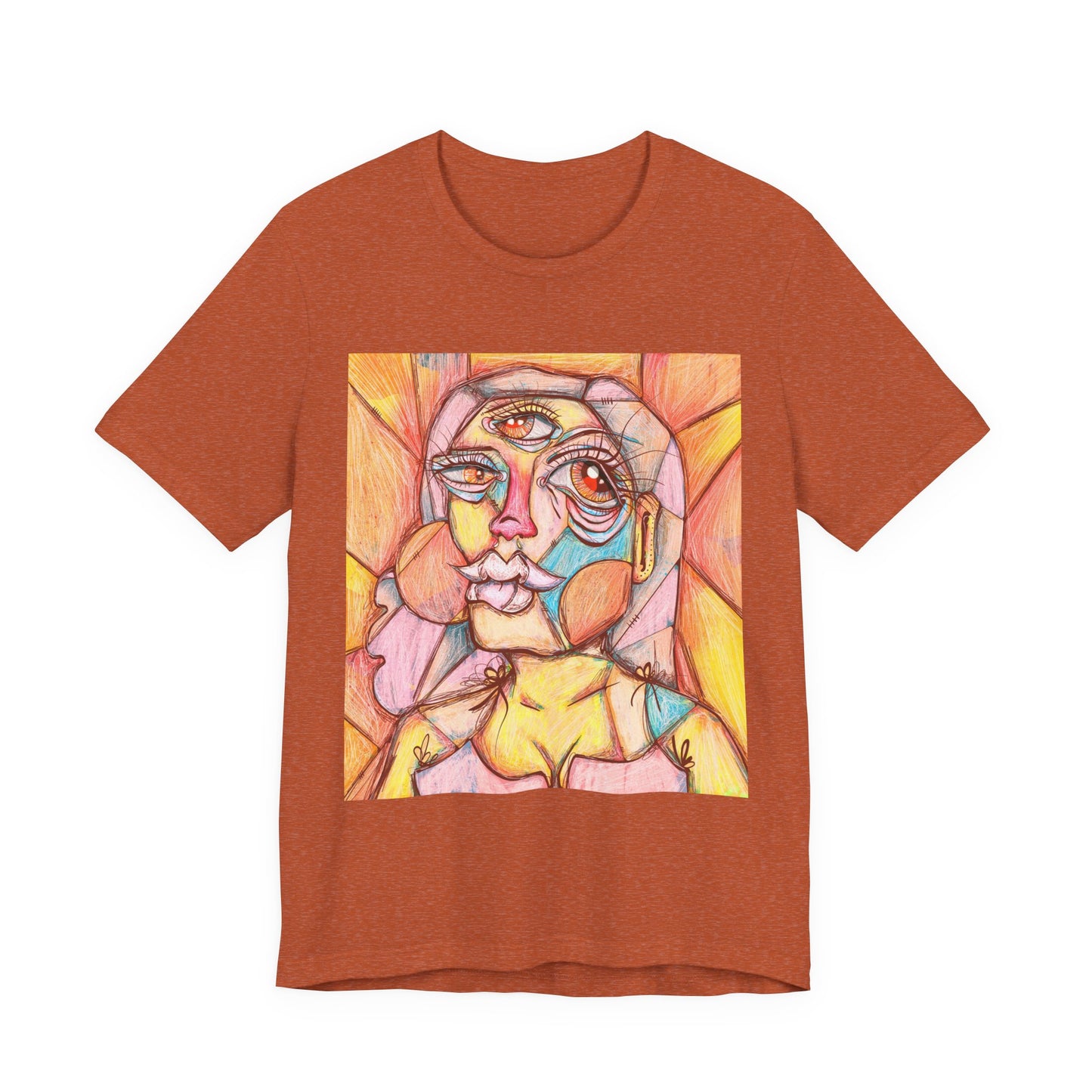 Sally Cubism Unisex Jersey Short Sleeve Tee