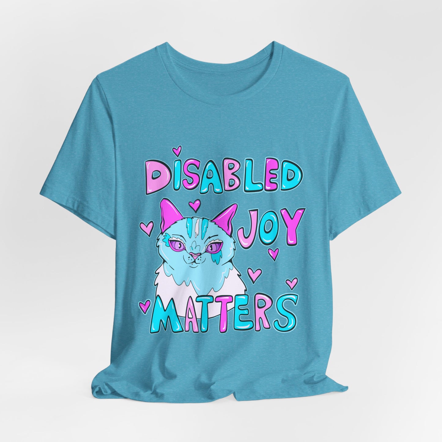 Disabled Joy Matters Cat Tee - Unisex Jersey Short Sleeve Tee