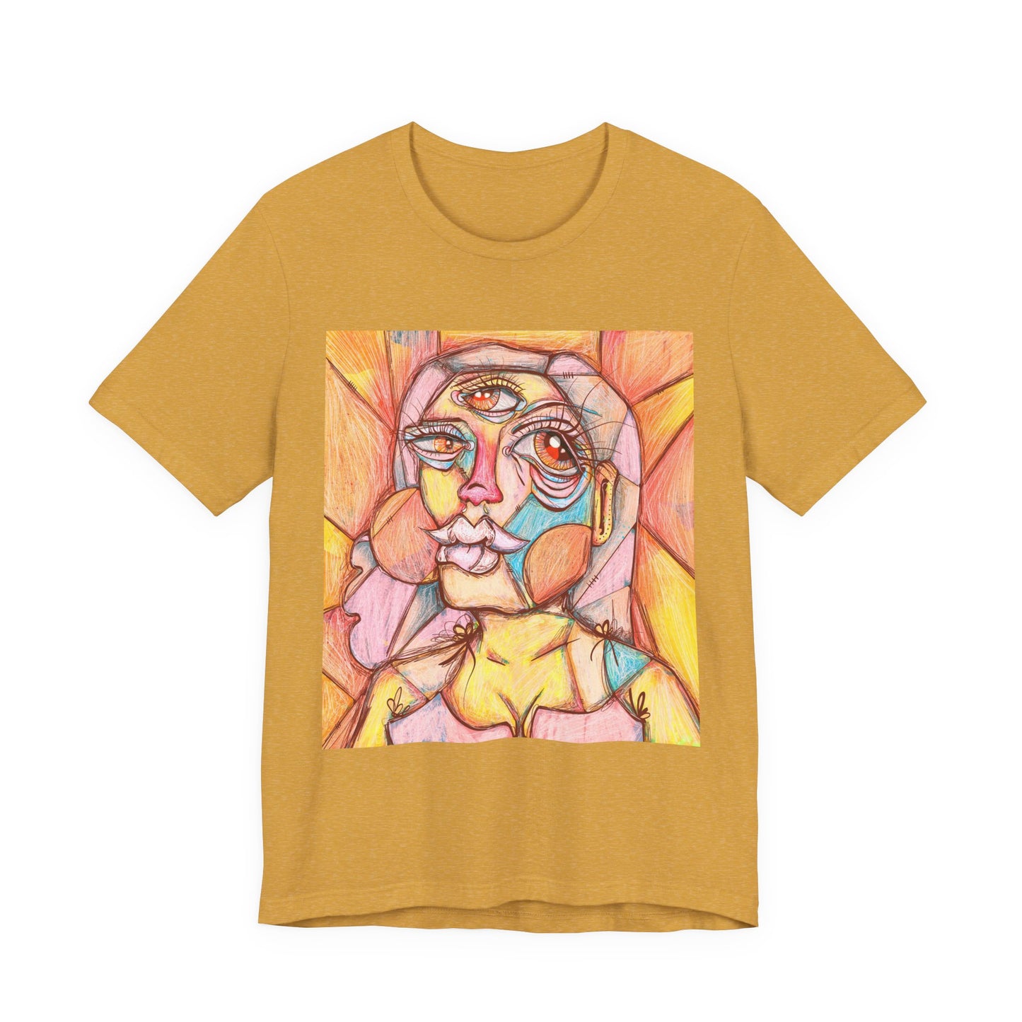 Sally Cubism Unisex Jersey Short Sleeve Tee