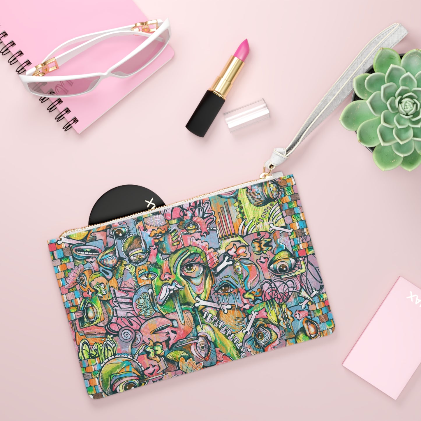 Substance Cubism Clutch Bag