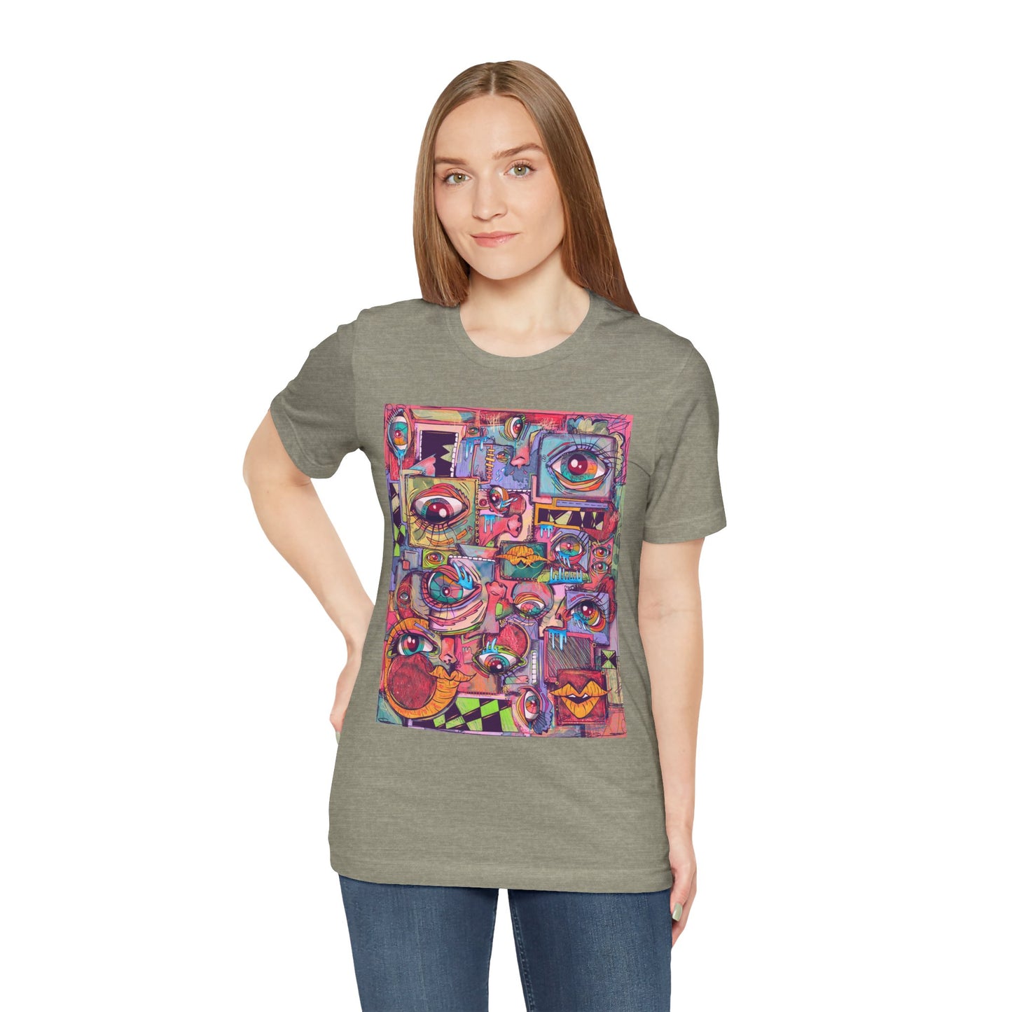 Cosmic Melodies Unisex Jersey Short Sleeve Tee