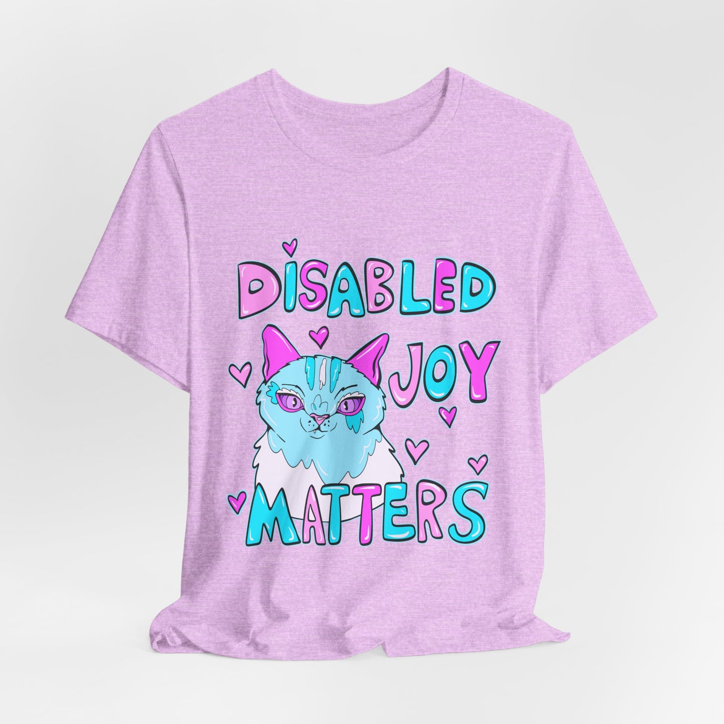Disabled Joy Matters Cat Tee - Unisex Jersey Short Sleeve Tee