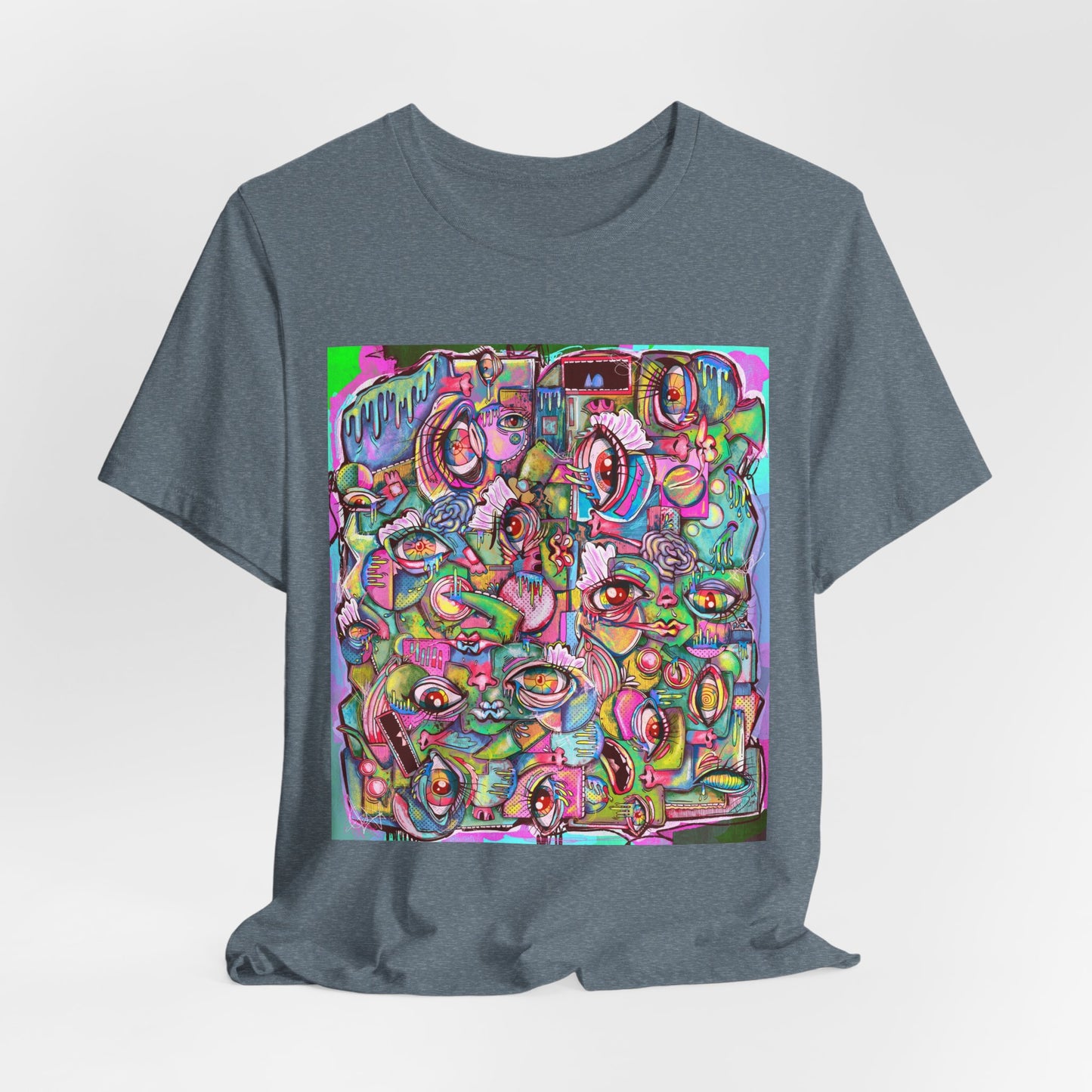 Psychedelic Whimsy Unisex Jersey Short Sleeve Tee