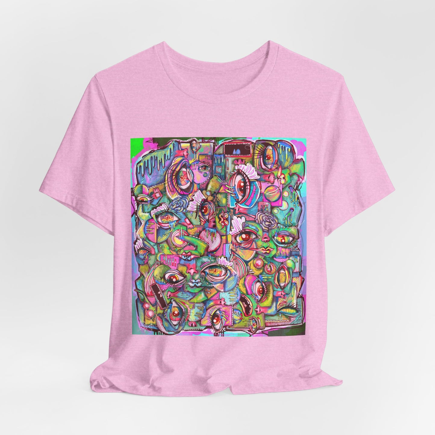 Psychedelic Whimsy Unisex Jersey Short Sleeve Tee
