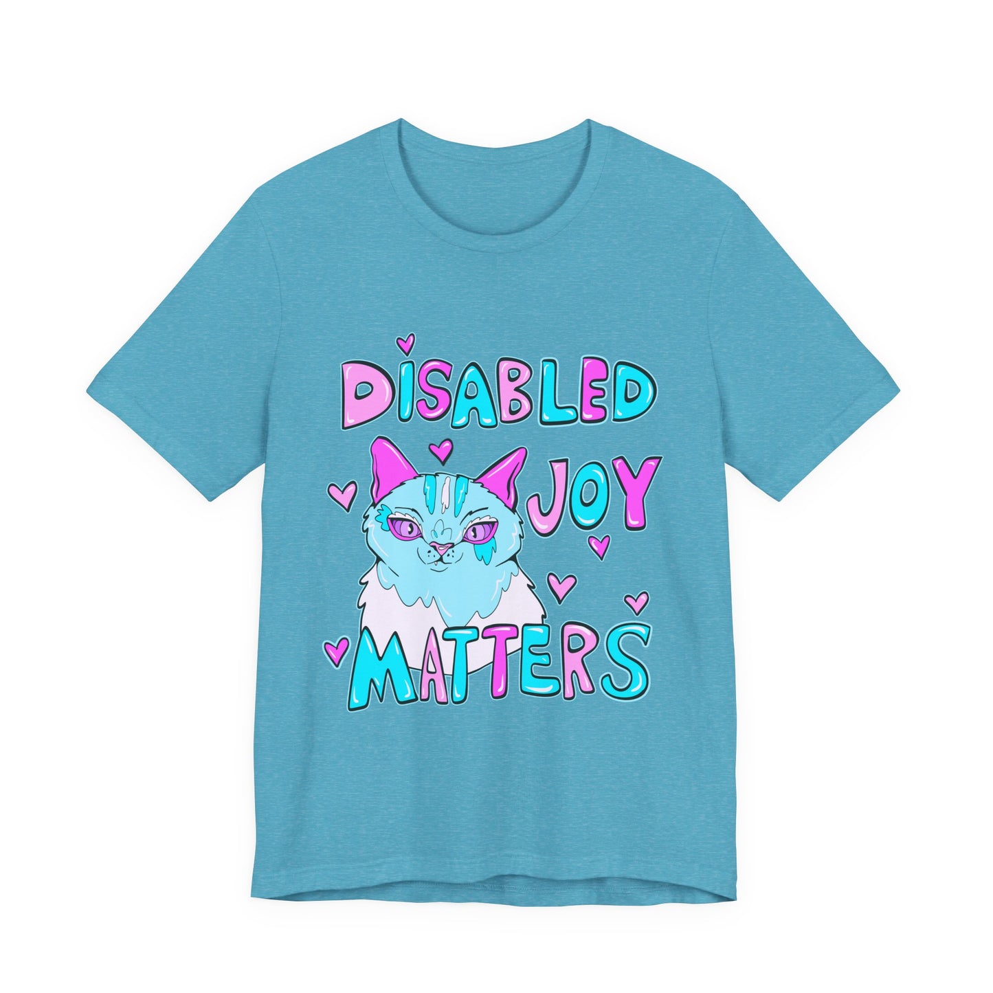 Disabled Joy Matters Cat Tee - Unisex Jersey Short Sleeve Tee