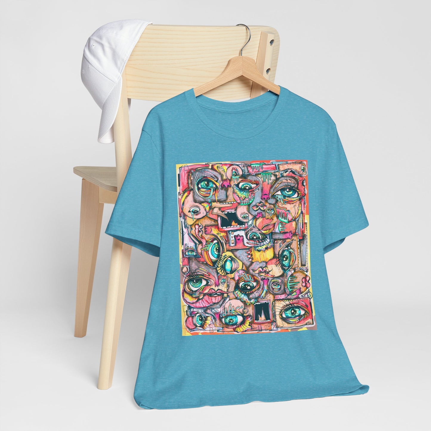 Glimmering Teardrops Unisex Jersey Short Sleeve Tee
