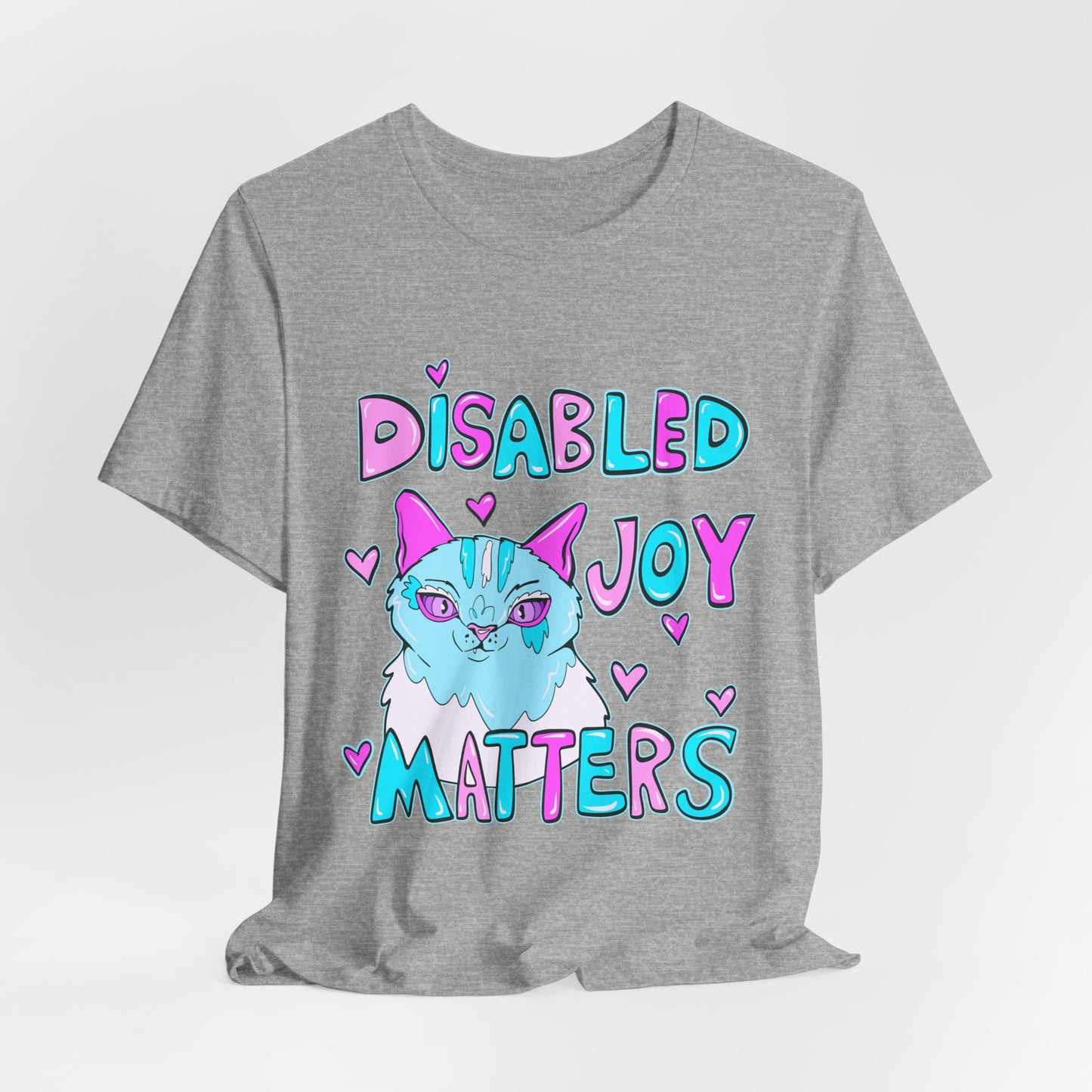 Disabled Joy Matters Cat Tee - Unisex Jersey Short Sleeve Tee