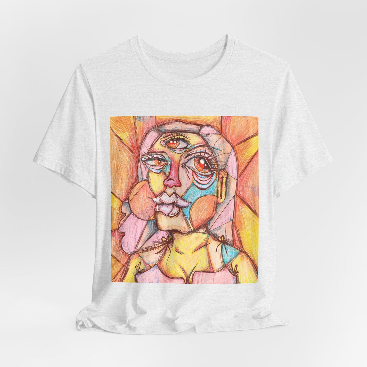 Sally Cubism Unisex Jersey Short Sleeve Tee