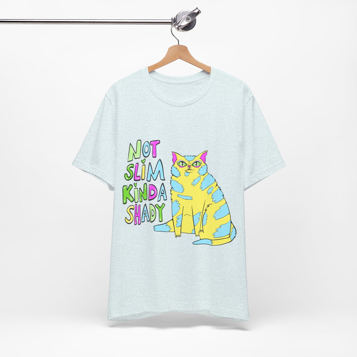Not Slim Kinda Shady Unisex Jersey Short Sleeve Tee