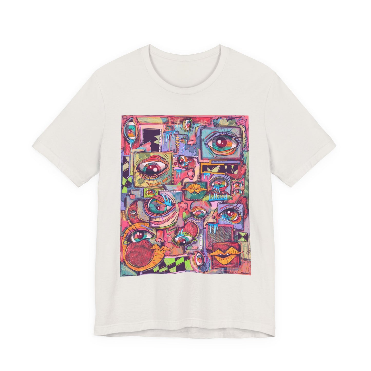 Cosmic Melodies Unisex Jersey Short Sleeve Tee
