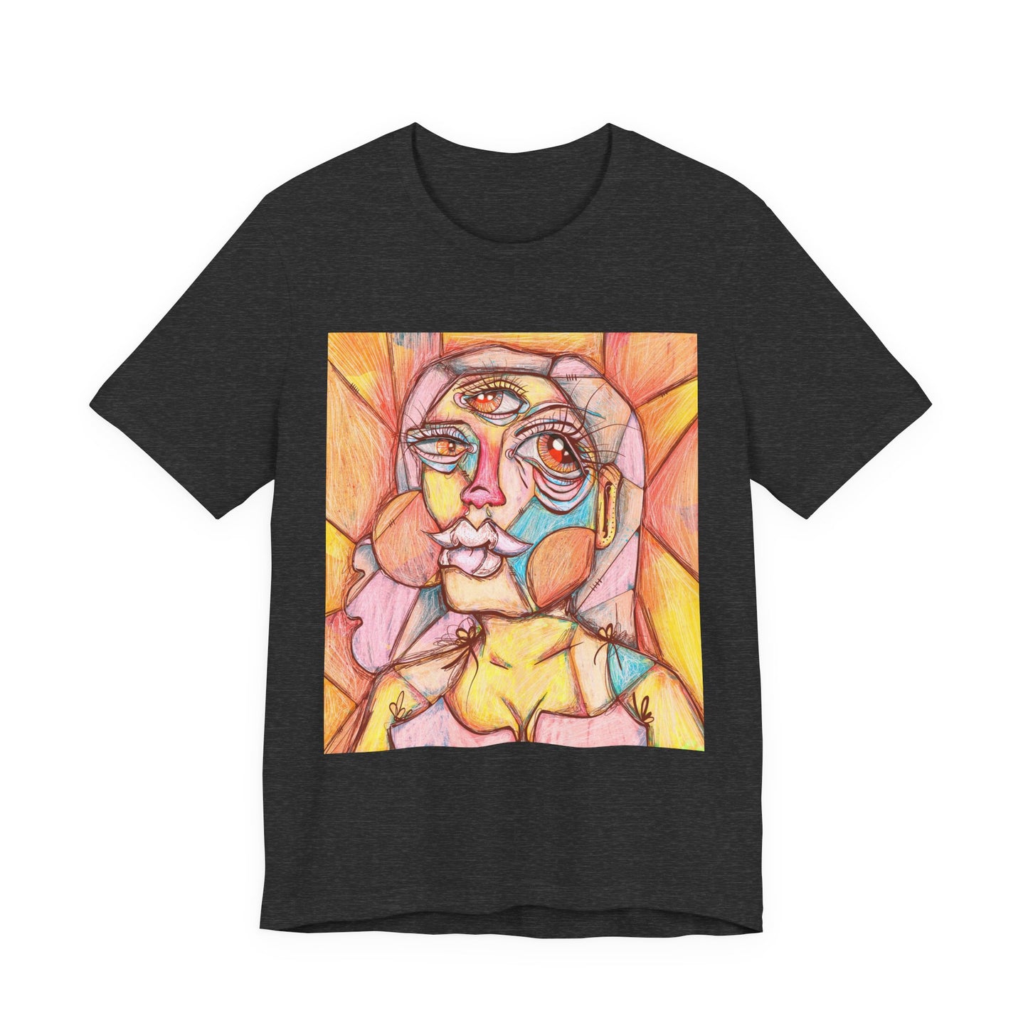 Sally Cubism Unisex Jersey Short Sleeve Tee