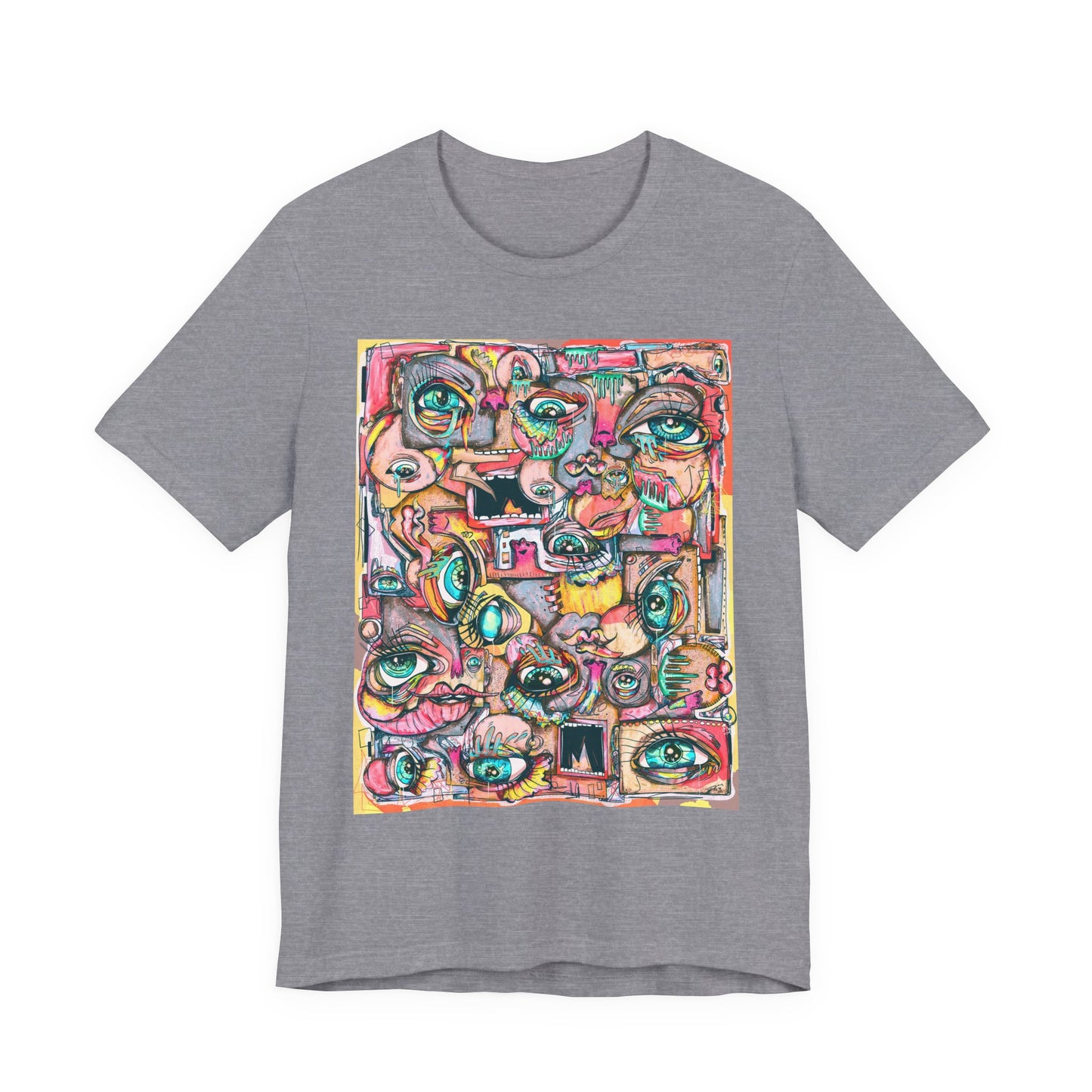 Glimmering Teardrops Unisex Jersey Short Sleeve Tee