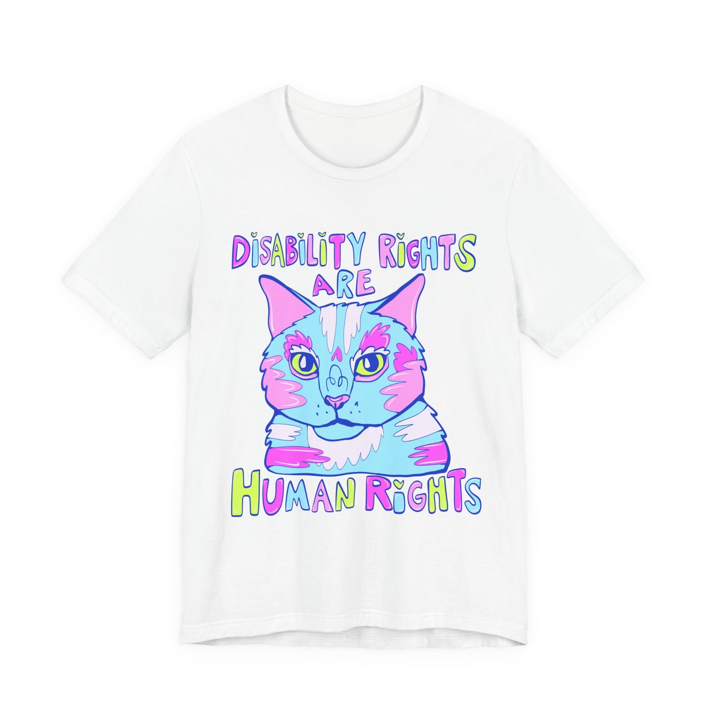 Disability Rights are Human Rights Unisex Jersey Short Sleeve Tee