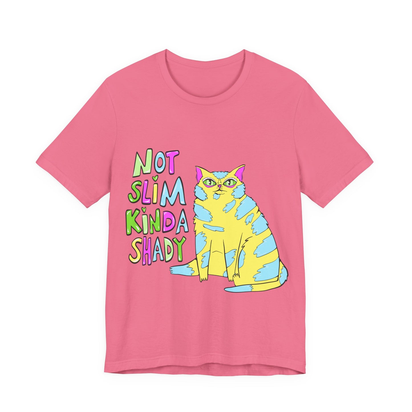 Not Slim Kinda Shady Unisex Jersey Short Sleeve Tee