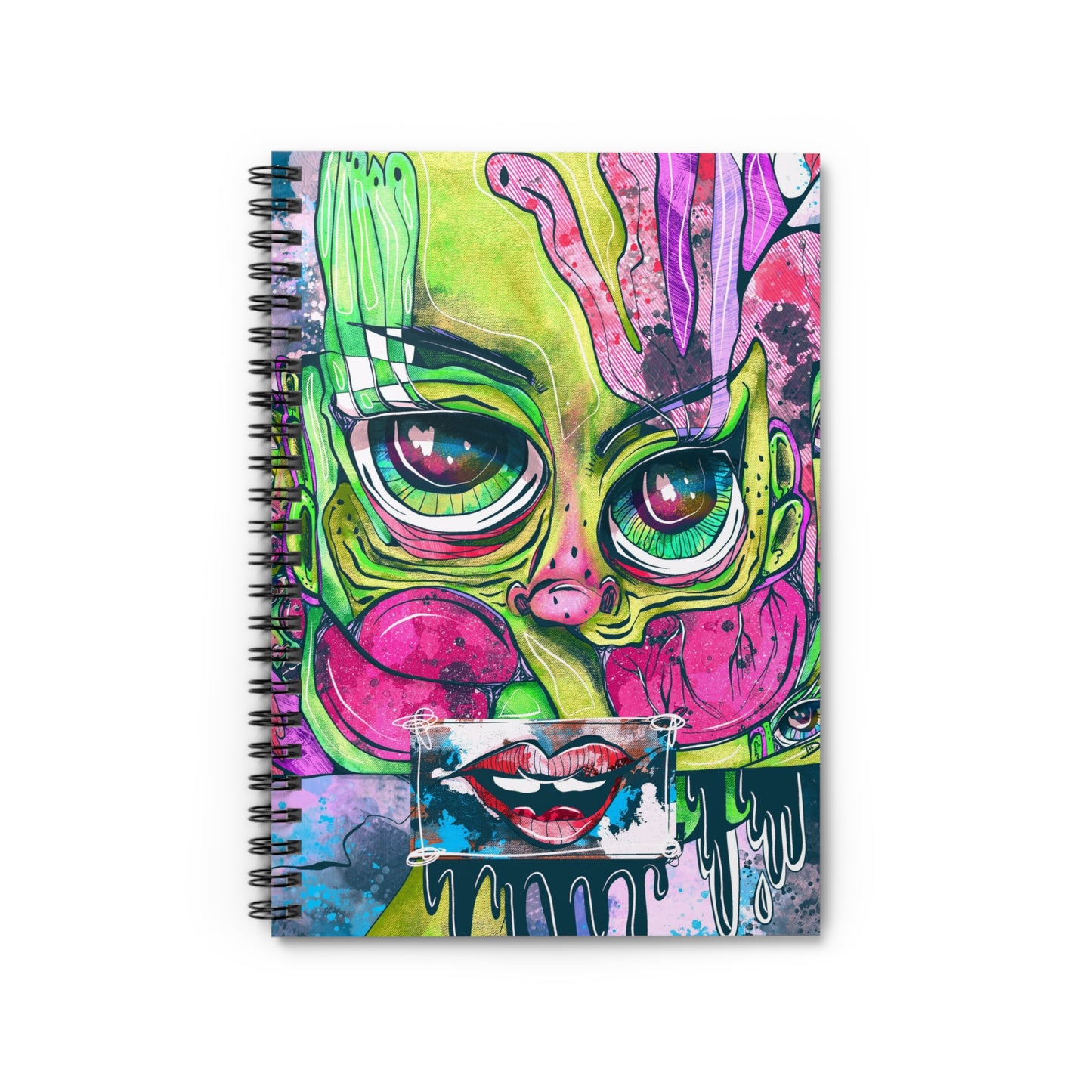 Exquisite Corpse Cubism Spiral Notebook - Ruled Line