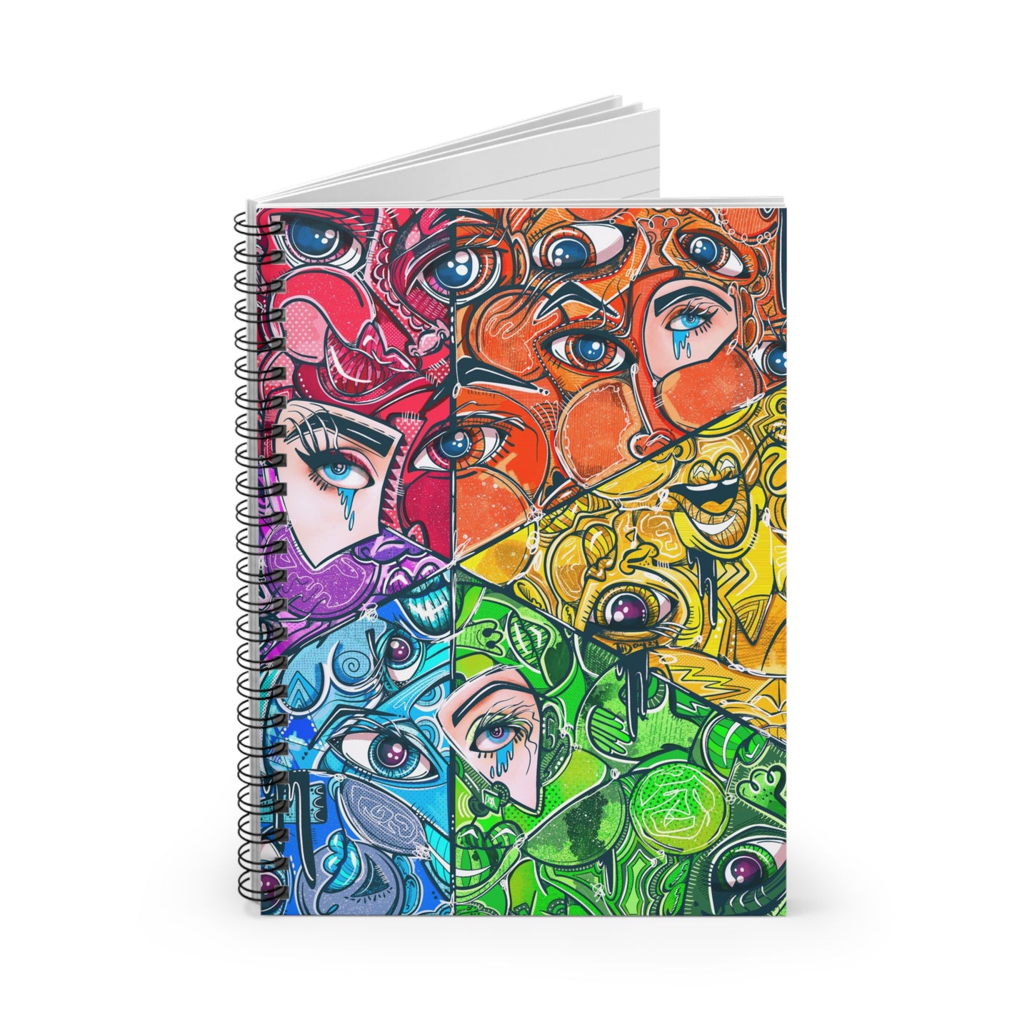 Chromatic Rainbow Spiral Notebook - Ruled Line