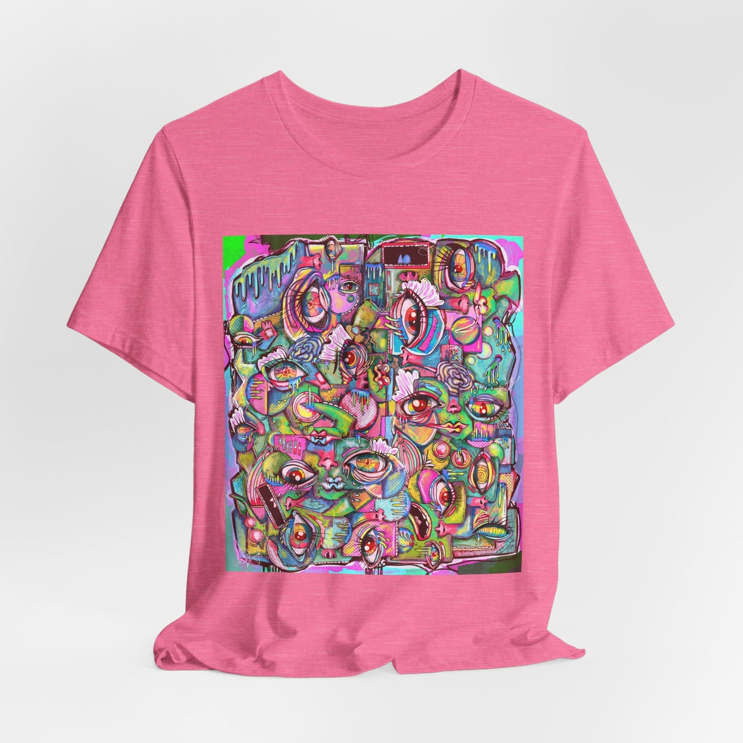 Psychedelic Whimsy Unisex Jersey Short Sleeve Tee