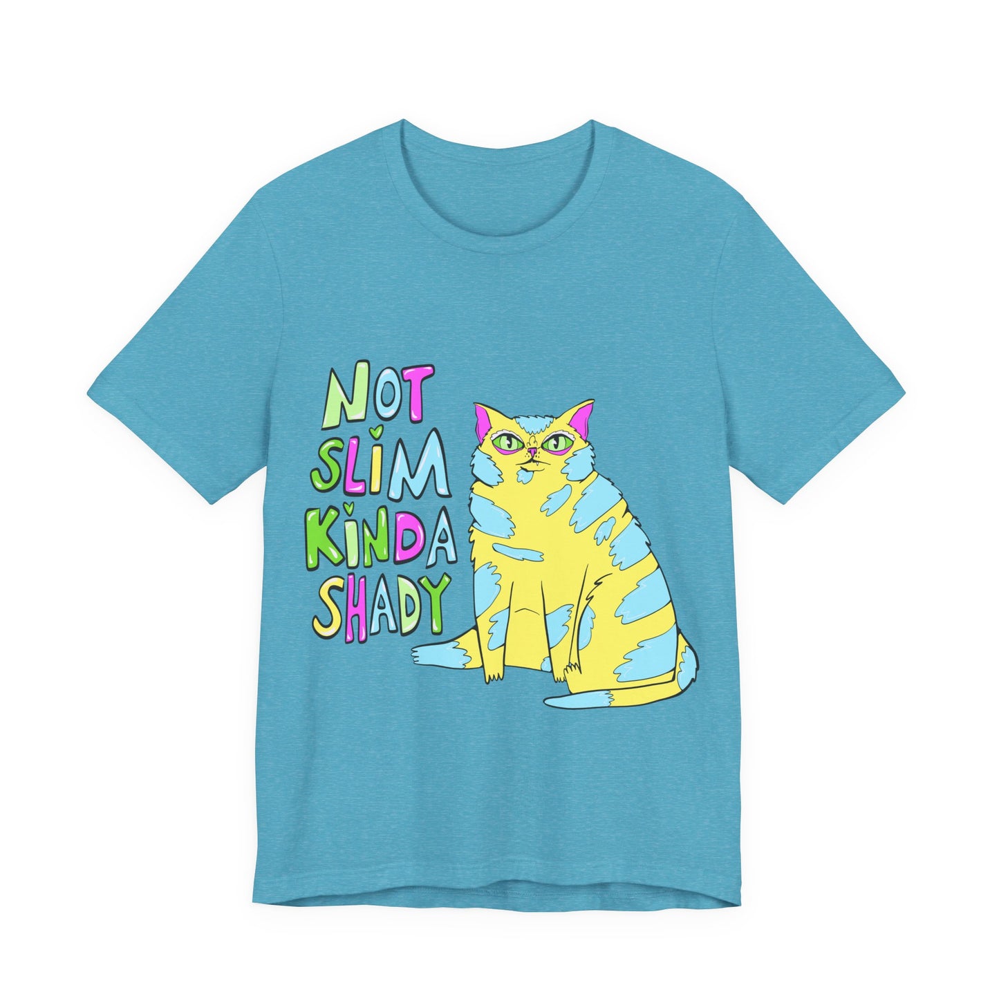 Not Slim Kinda Shady Unisex Jersey Short Sleeve Tee