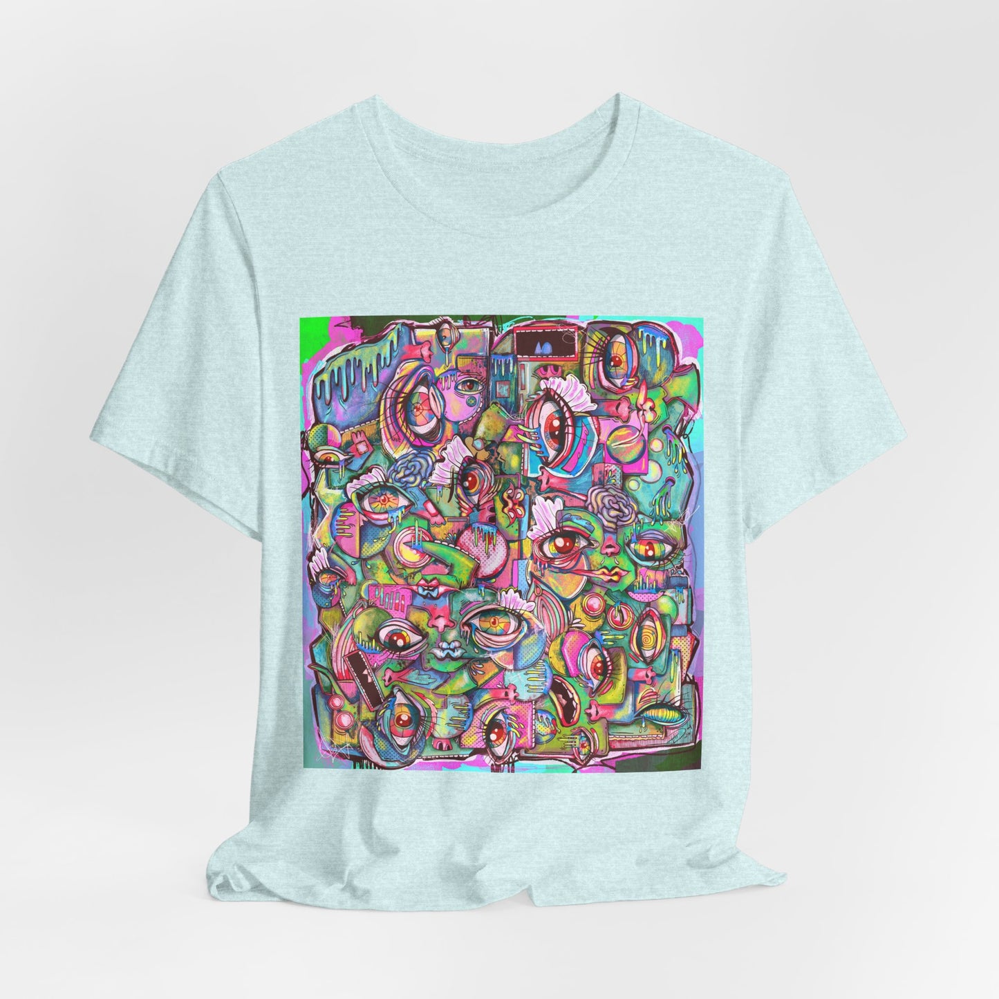 Psychedelic Whimsy Unisex Jersey Short Sleeve Tee