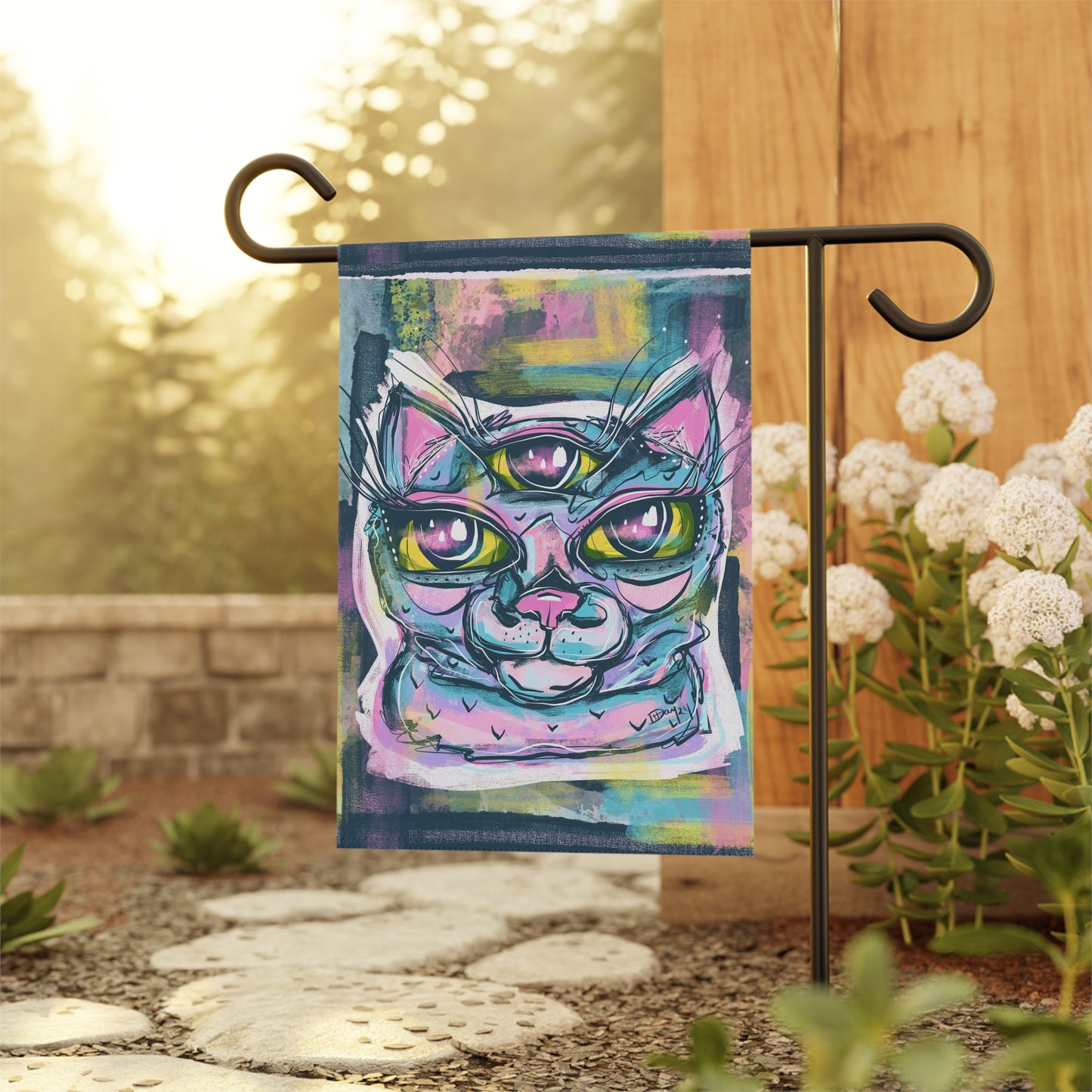 Gabby Cat Garden & House Banner
