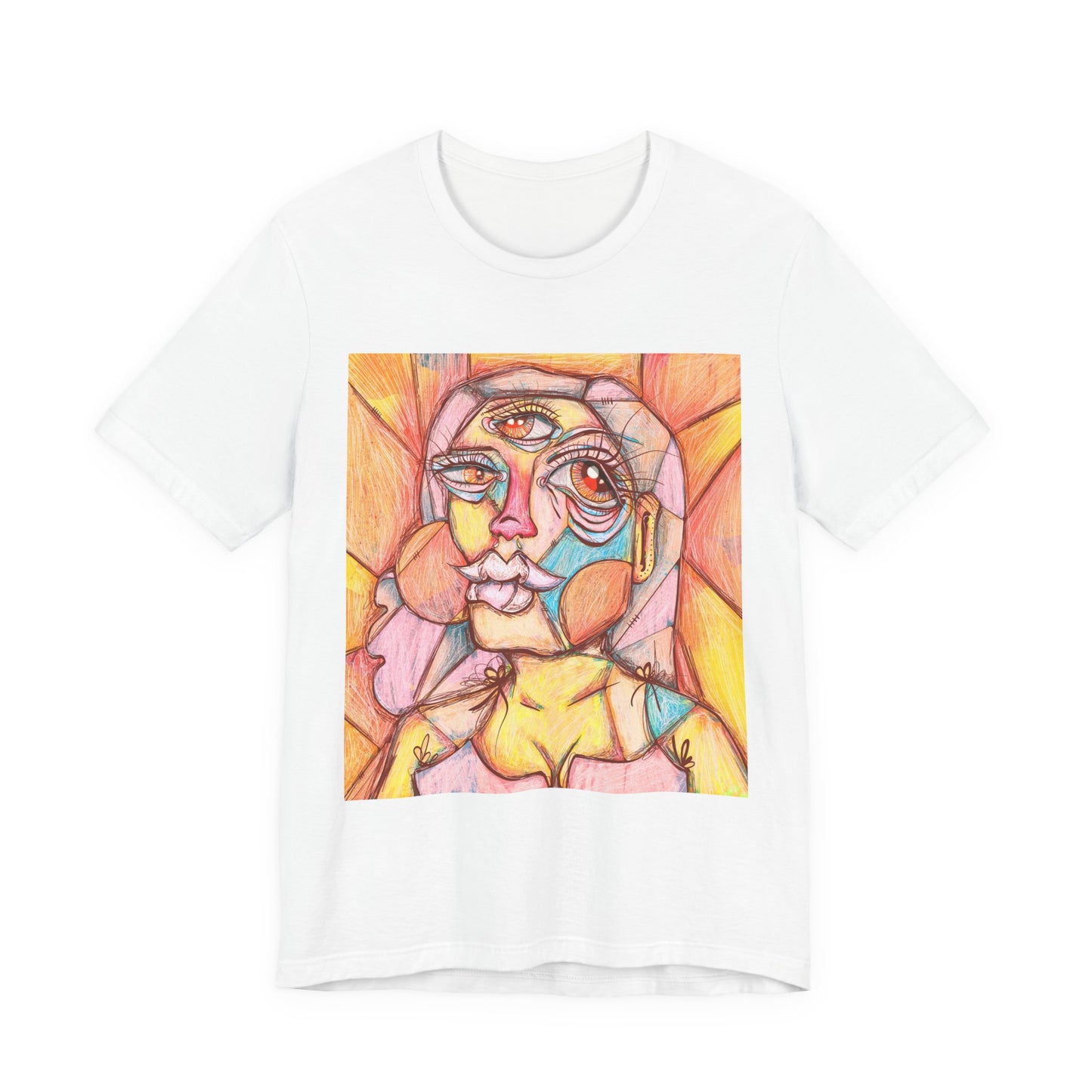 Sally Cubism Unisex Jersey Short Sleeve Tee