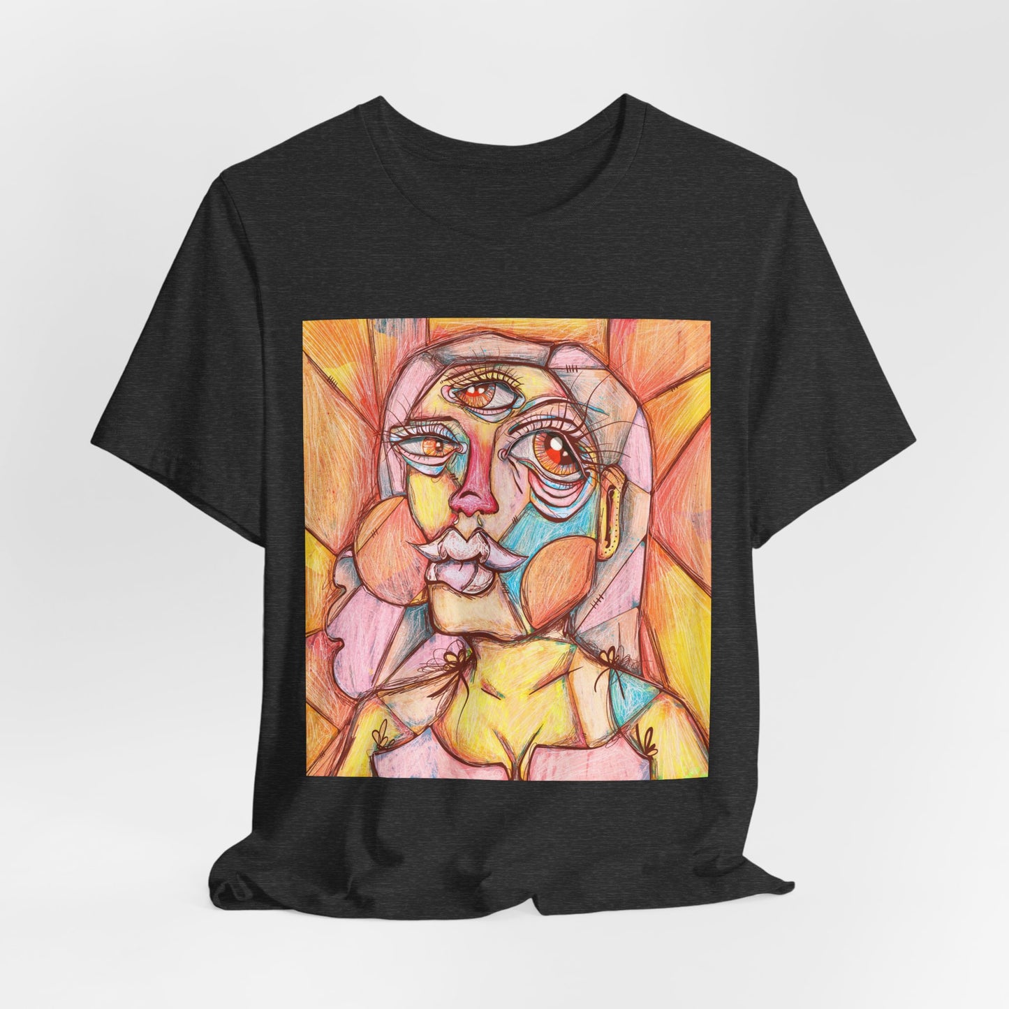 Sally Cubism Unisex Jersey Short Sleeve Tee