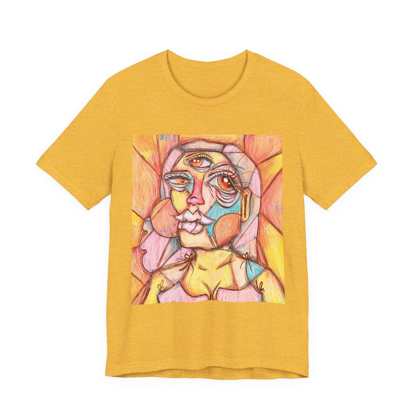 Sally Cubism Unisex Jersey Short Sleeve Tee