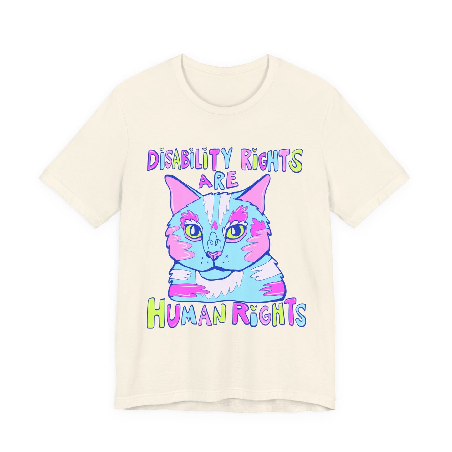 Disability Rights are Human Rights Unisex Jersey Short Sleeve Tee