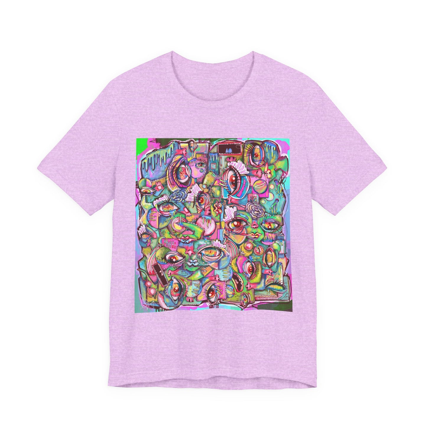 Psychedelic Whimsy Unisex Jersey Short Sleeve Tee
