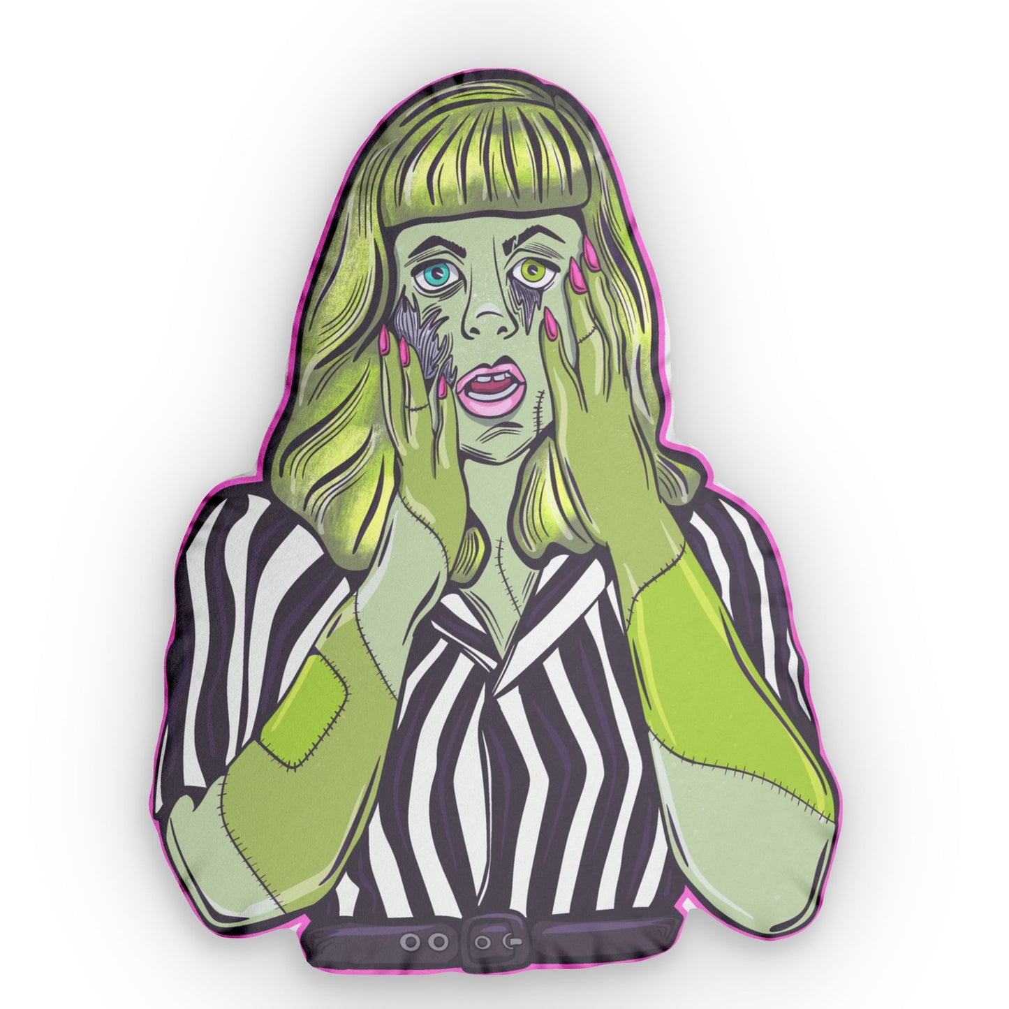 Hollie Day Zombie Queen Shaped Pillow
