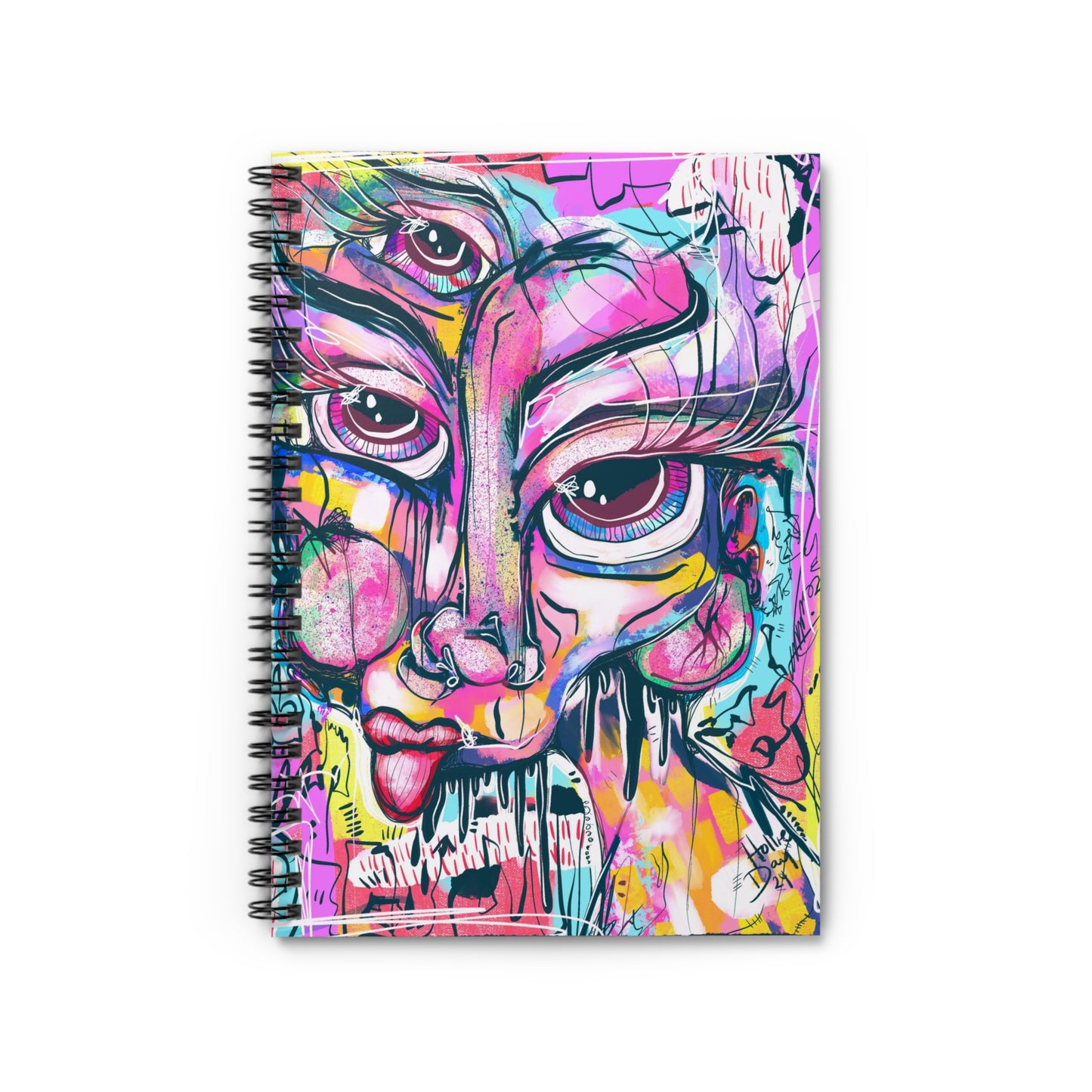 Omera Cubism Spiral Notebook - Ruled Line