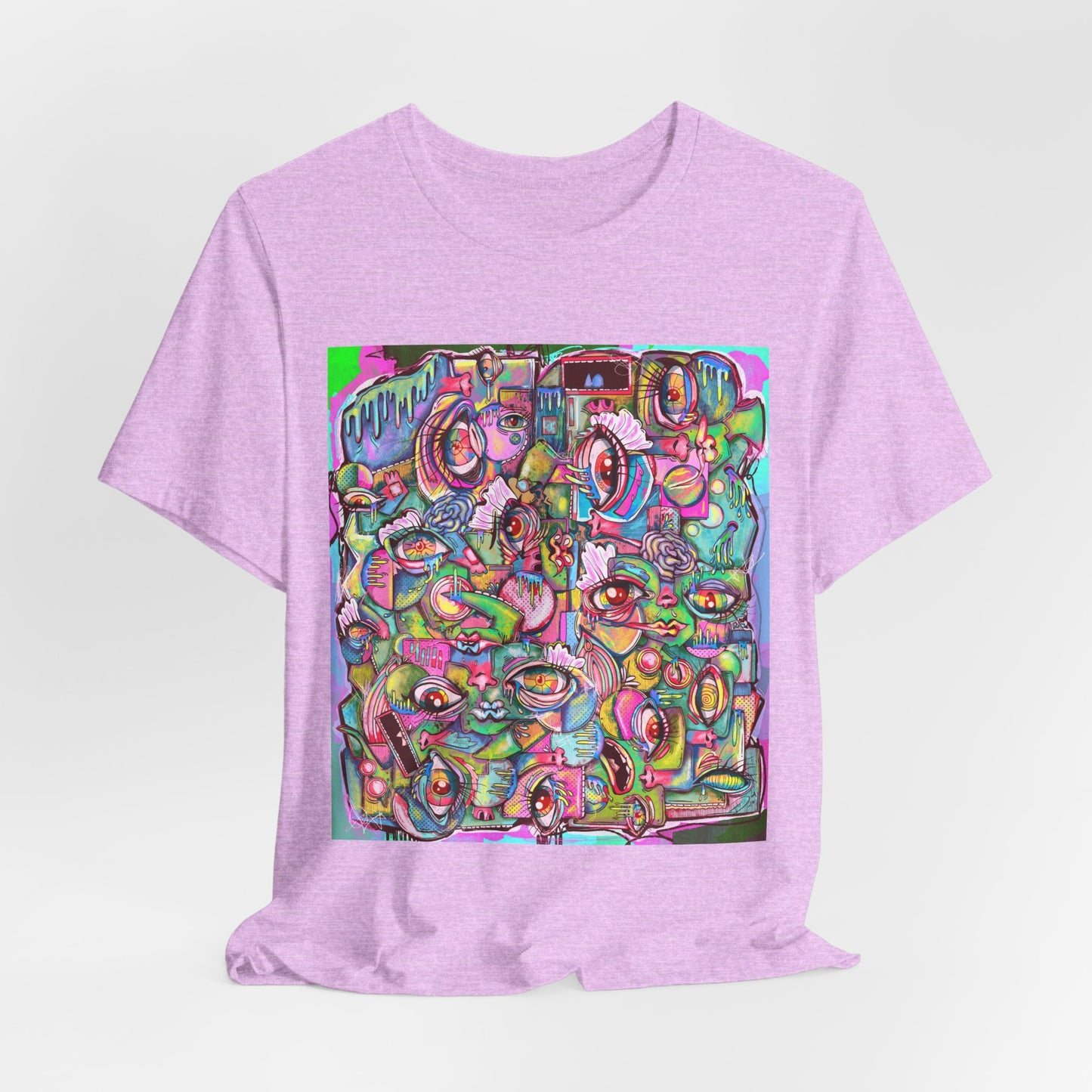 Psychedelic Whimsy Unisex Jersey Short Sleeve Tee