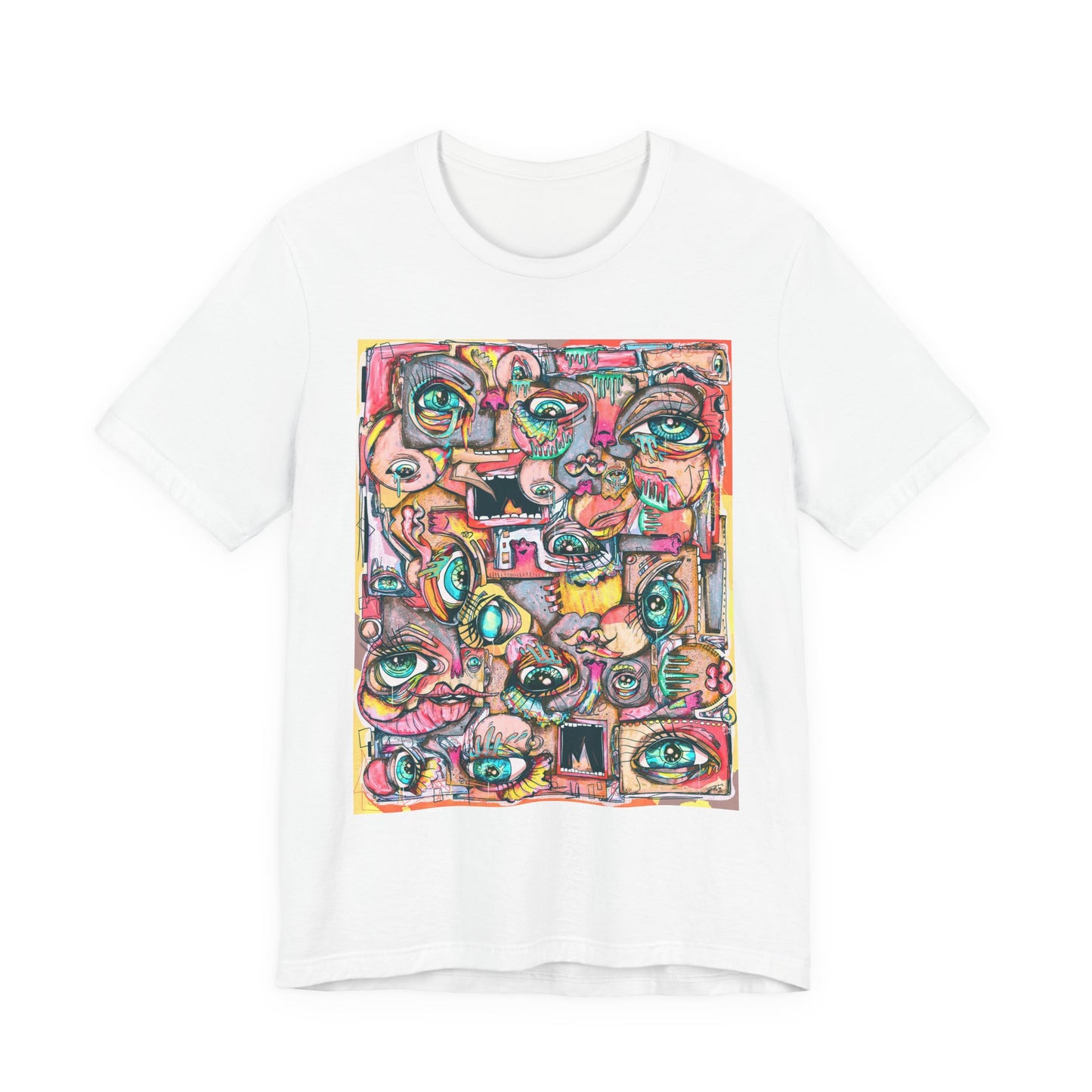 Glimmering Teardrops Unisex Jersey Short Sleeve Tee