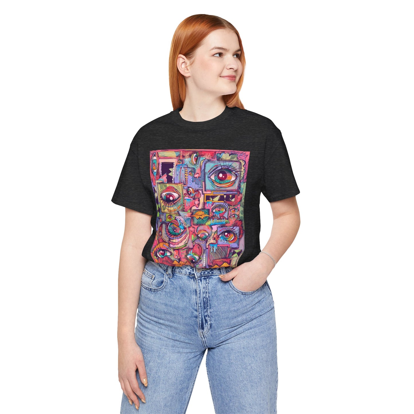 Cosmic Melodies Unisex Jersey Short Sleeve Tee