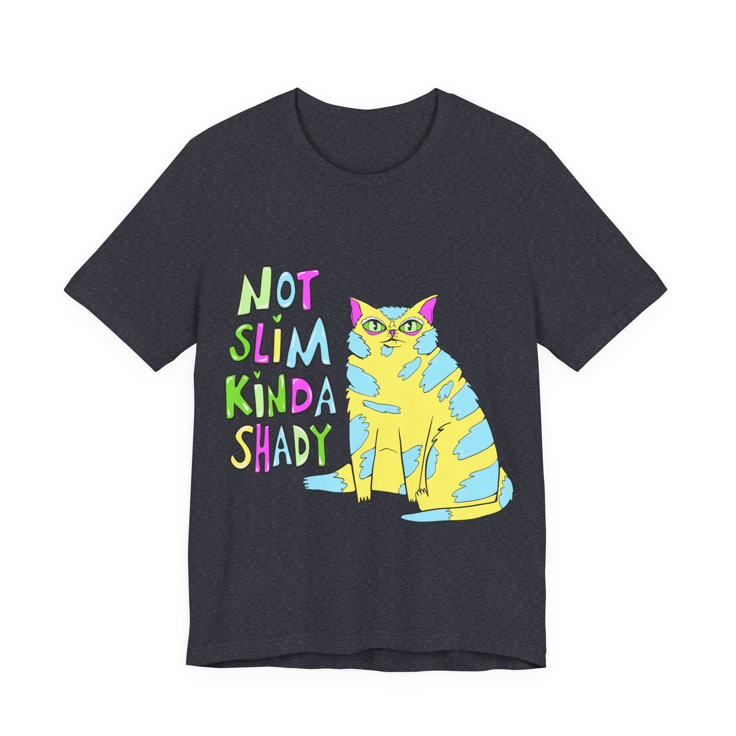 Not Slim Kinda Shady Unisex Jersey Short Sleeve Tee