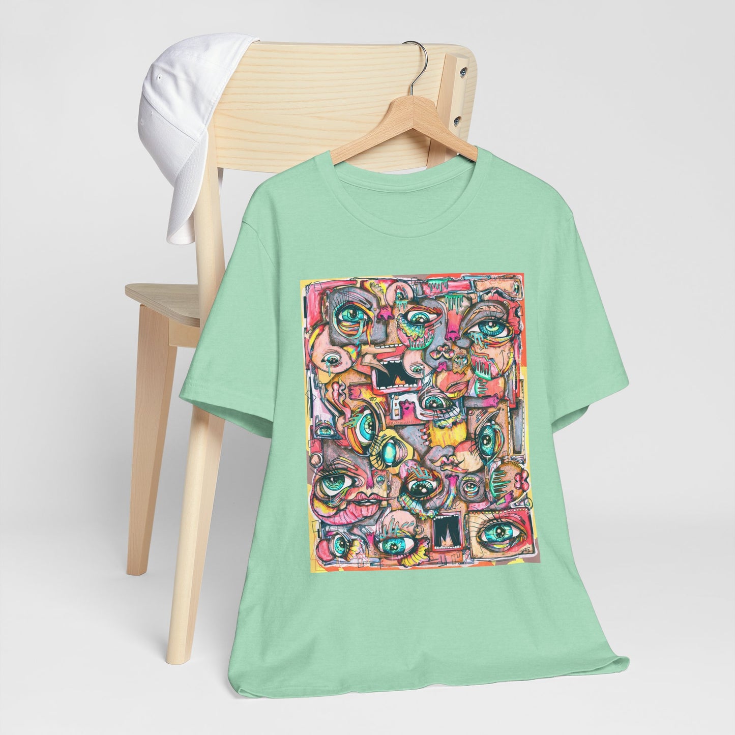 Glimmering Teardrops Unisex Jersey Short Sleeve Tee