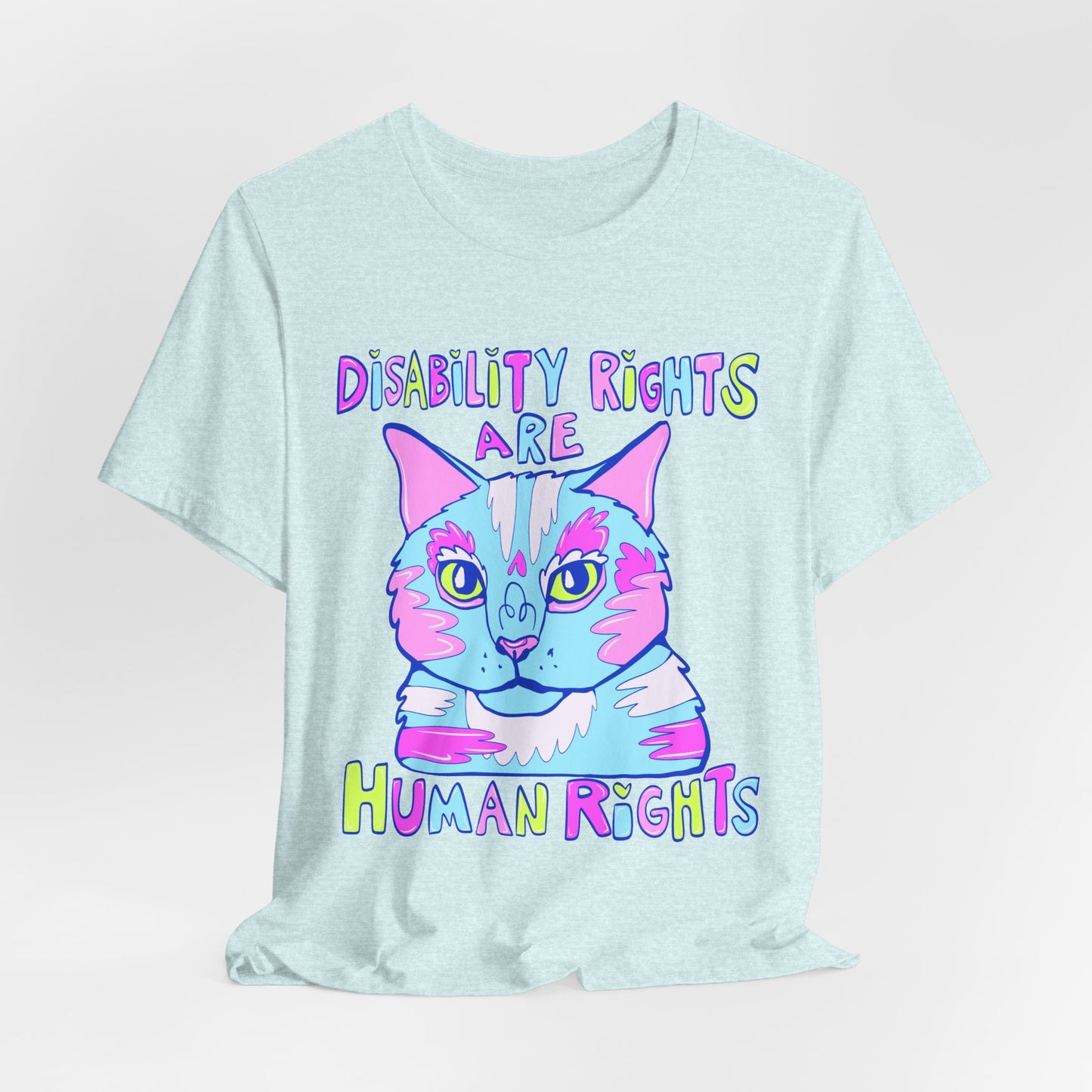 Disability Rights are Human Rights Unisex Jersey Short Sleeve Tee
