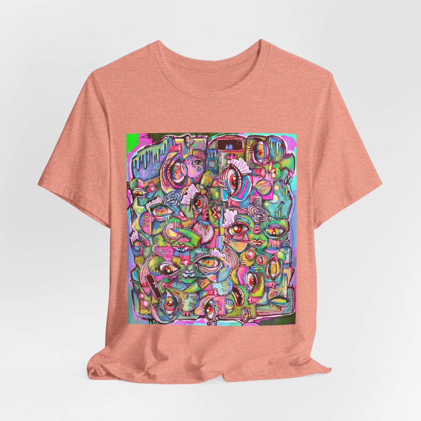 Psychedelic Whimsy Unisex Jersey Short Sleeve Tee