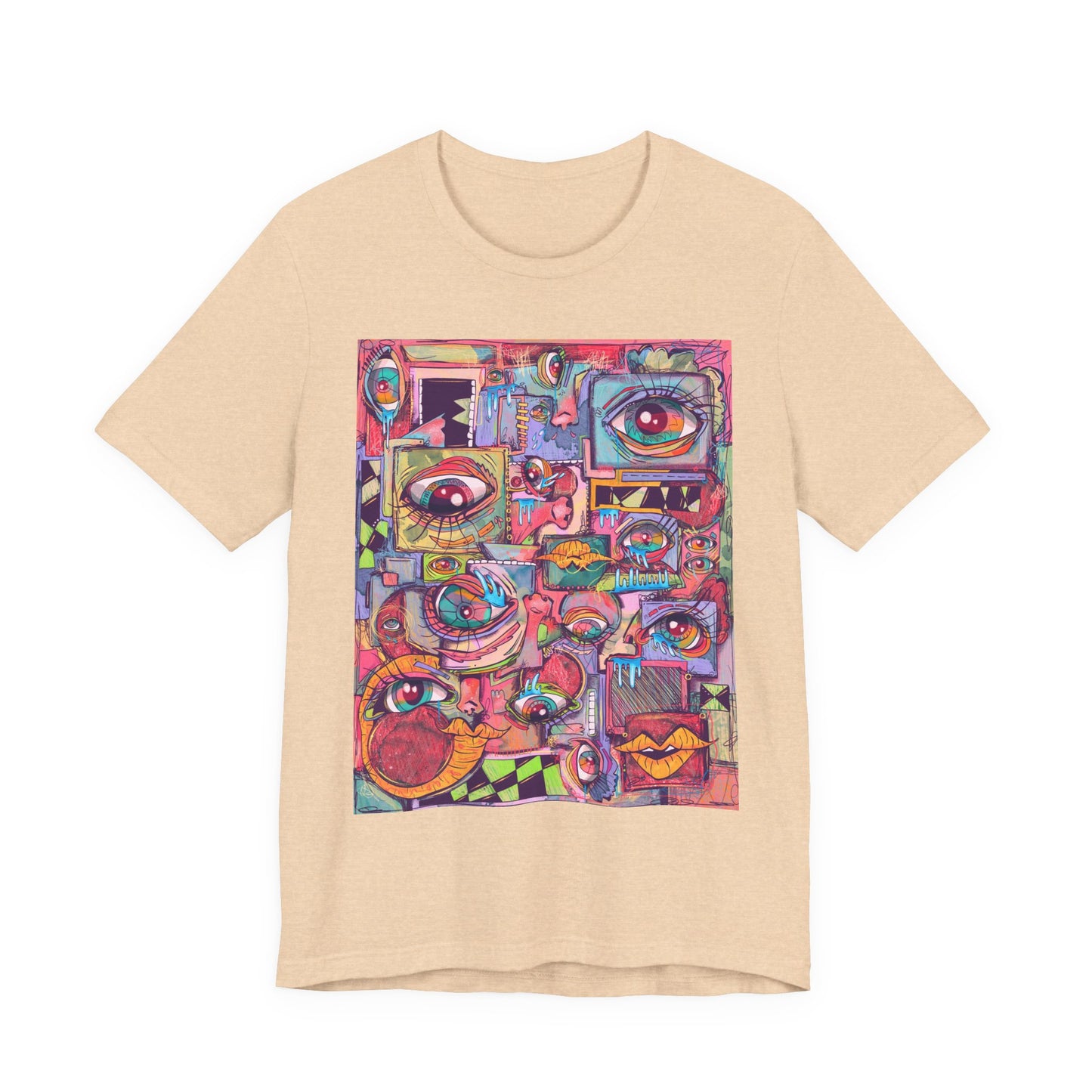 Cosmic Melodies Unisex Jersey Short Sleeve Tee