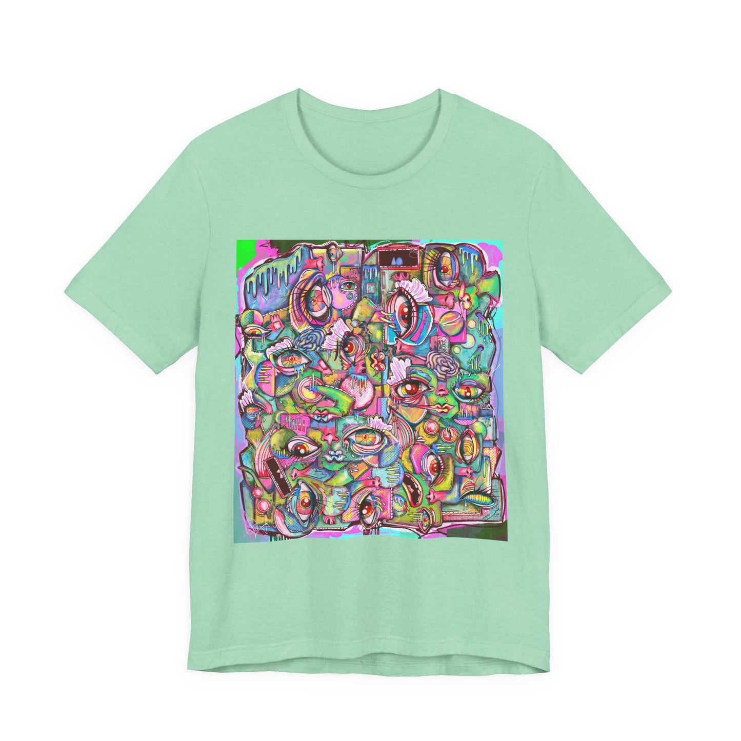Psychedelic Whimsy Unisex Jersey Short Sleeve Tee