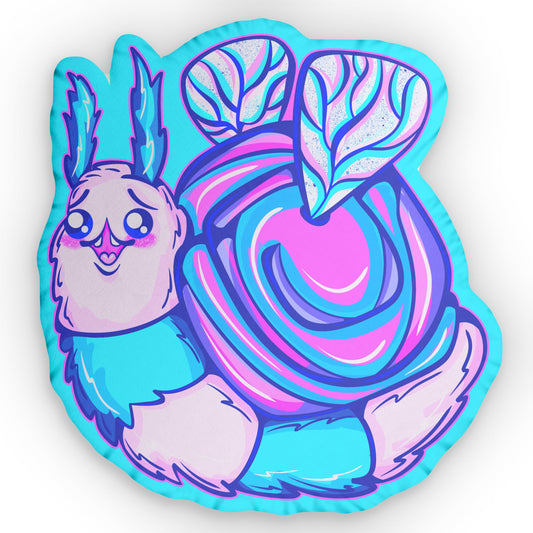 Whimsical Snail Bee Shaped Pillow