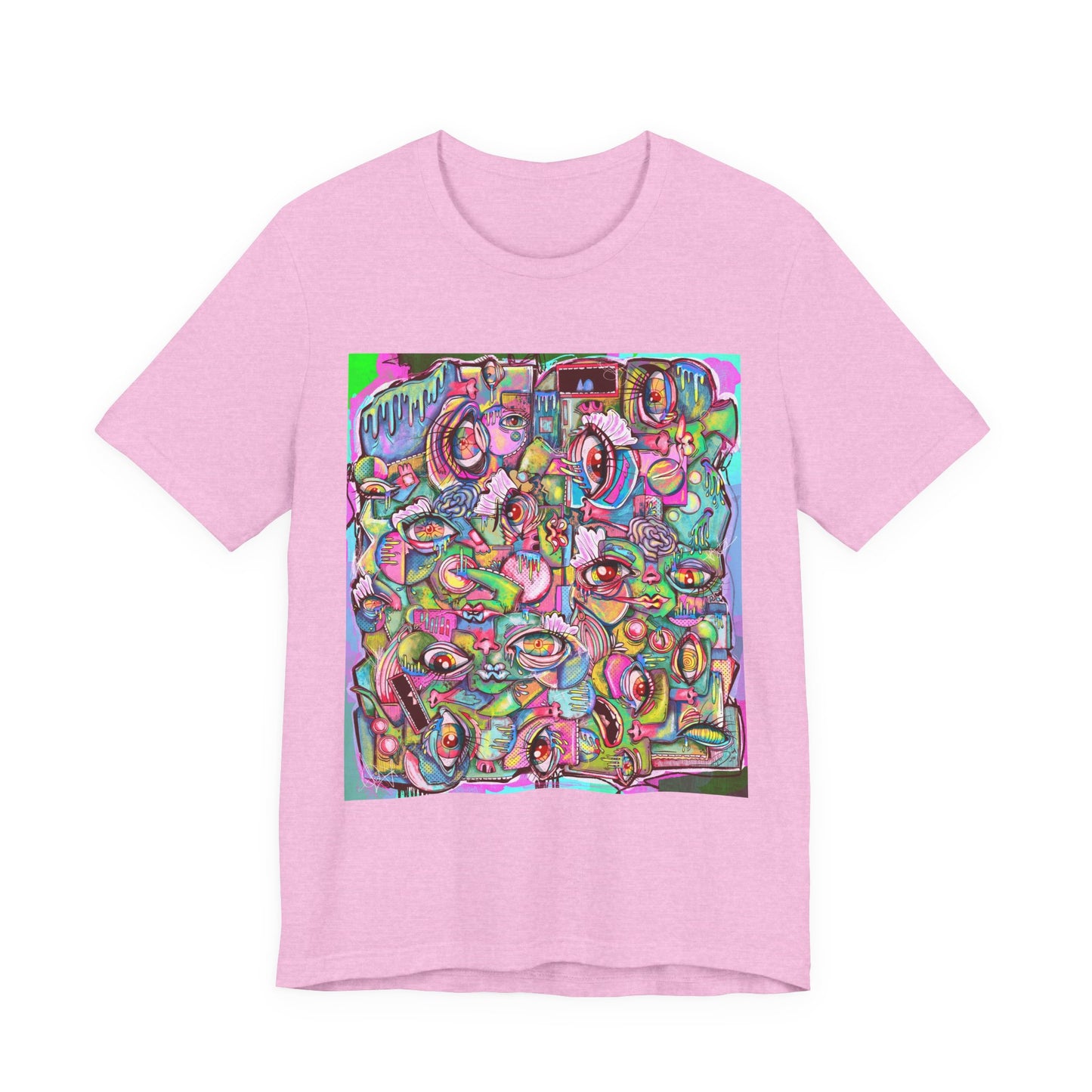 Psychedelic Whimsy Unisex Jersey Short Sleeve Tee