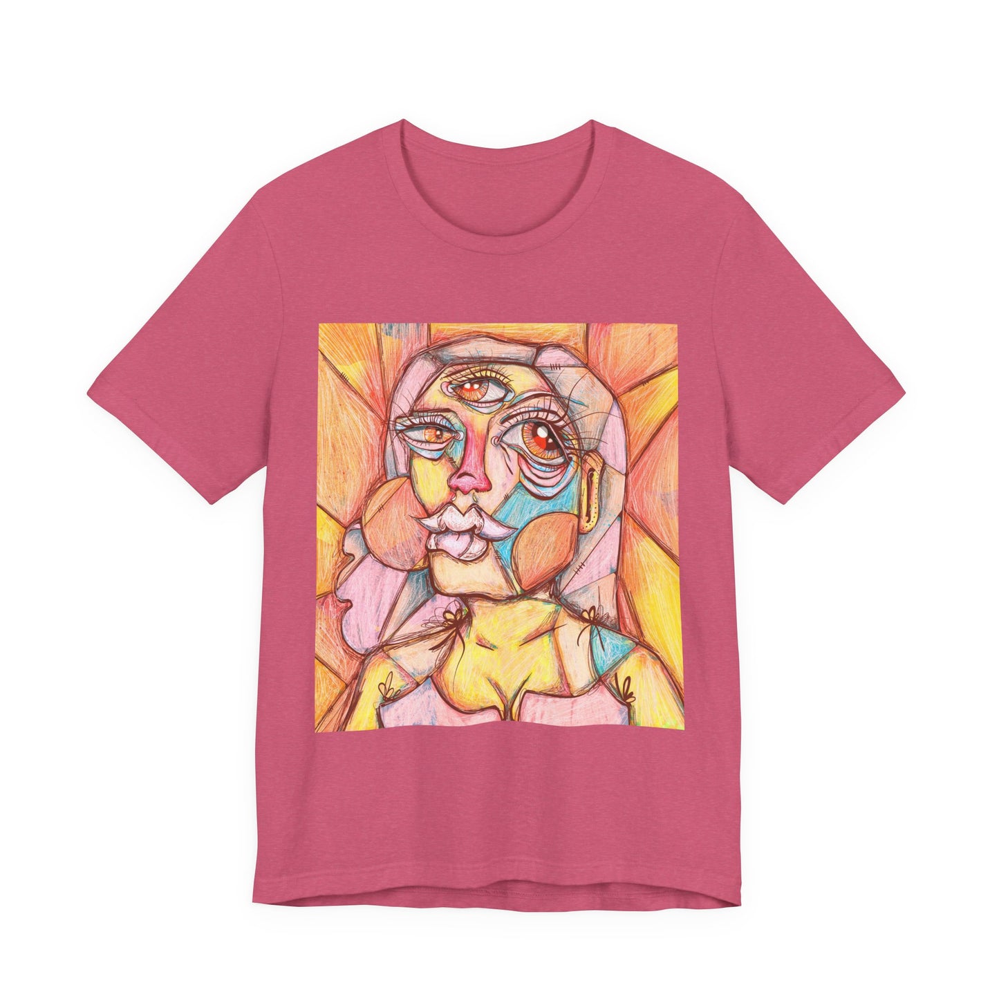 Sally Cubism Unisex Jersey Short Sleeve Tee