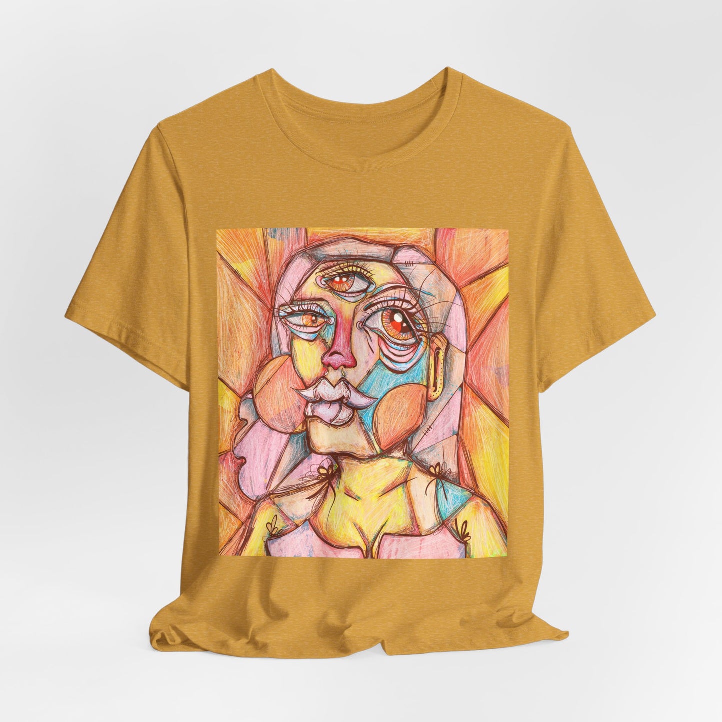 Sally Cubism Unisex Jersey Short Sleeve Tee