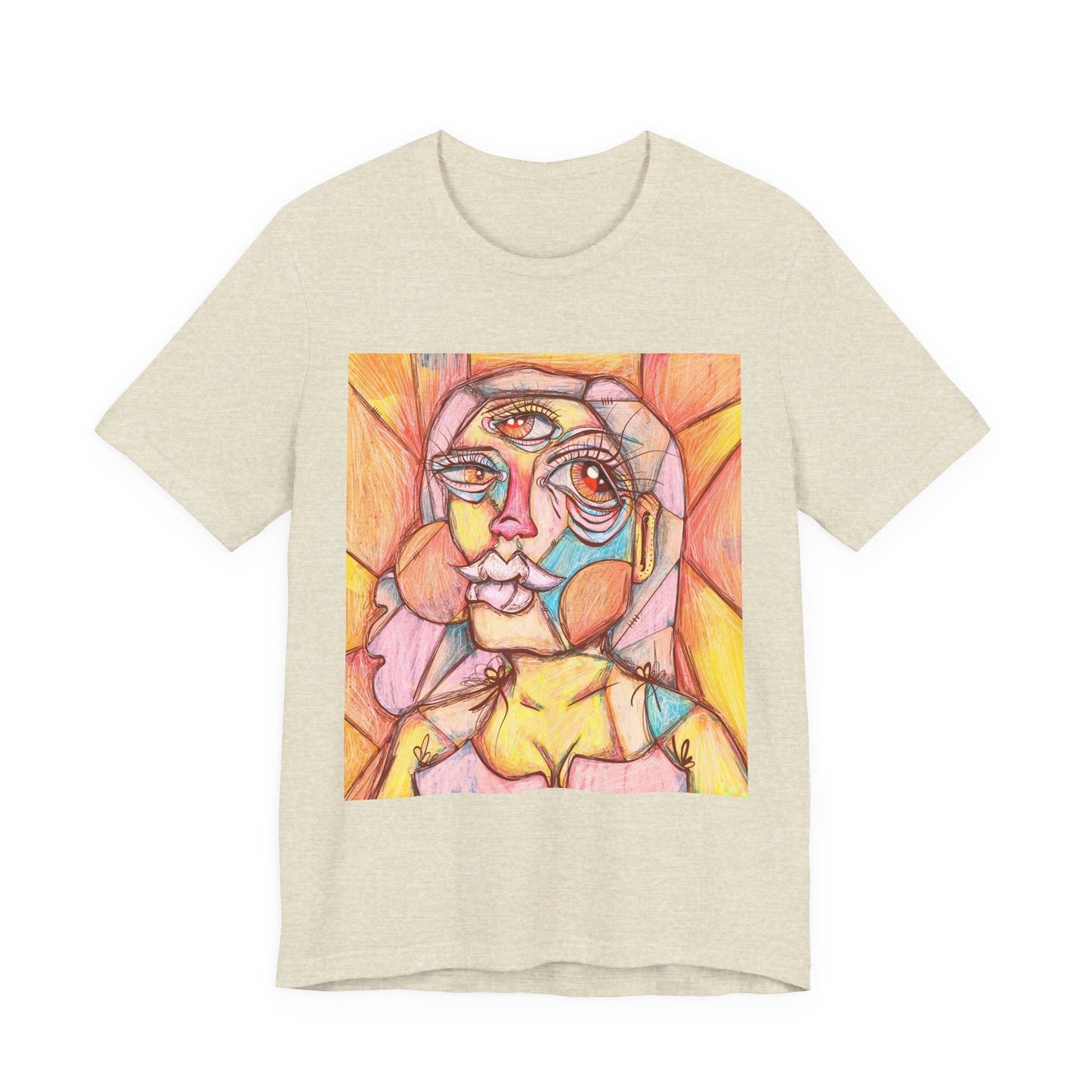 Sally Cubism Unisex Jersey Short Sleeve Tee