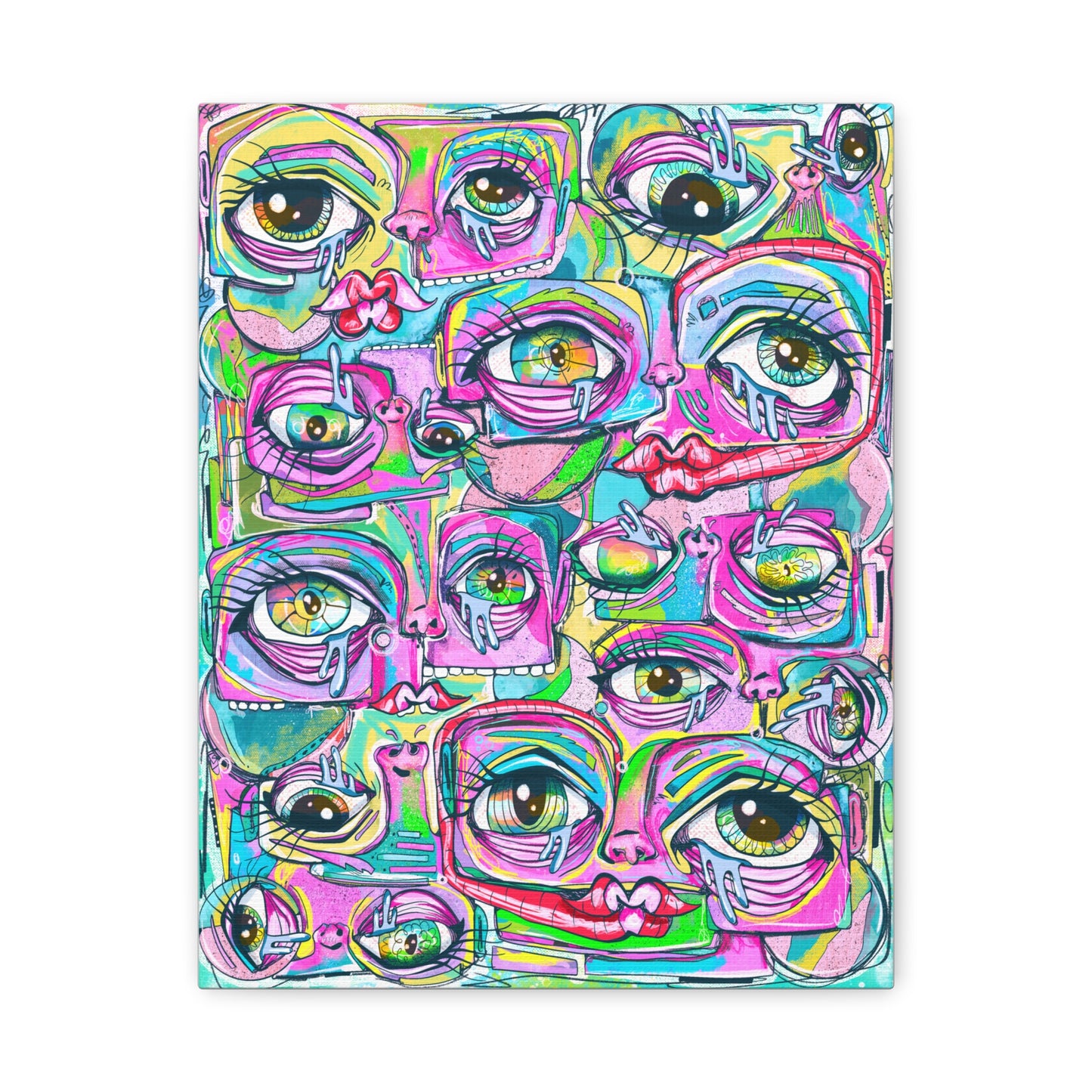 Candy Canyons Matte Canvas, 11x14 “ Stretched Canvas Art