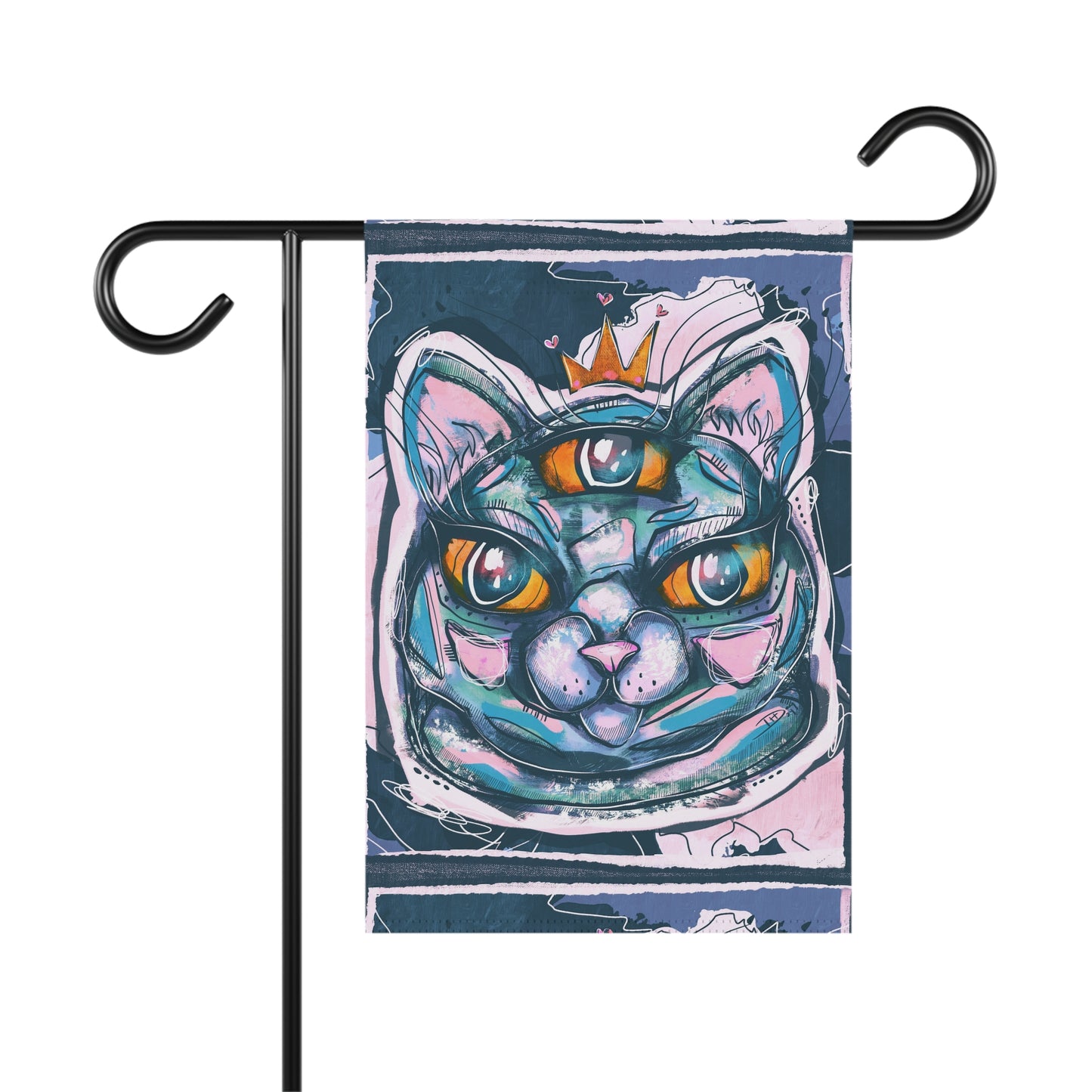 Princess Cat Garden & House Banner