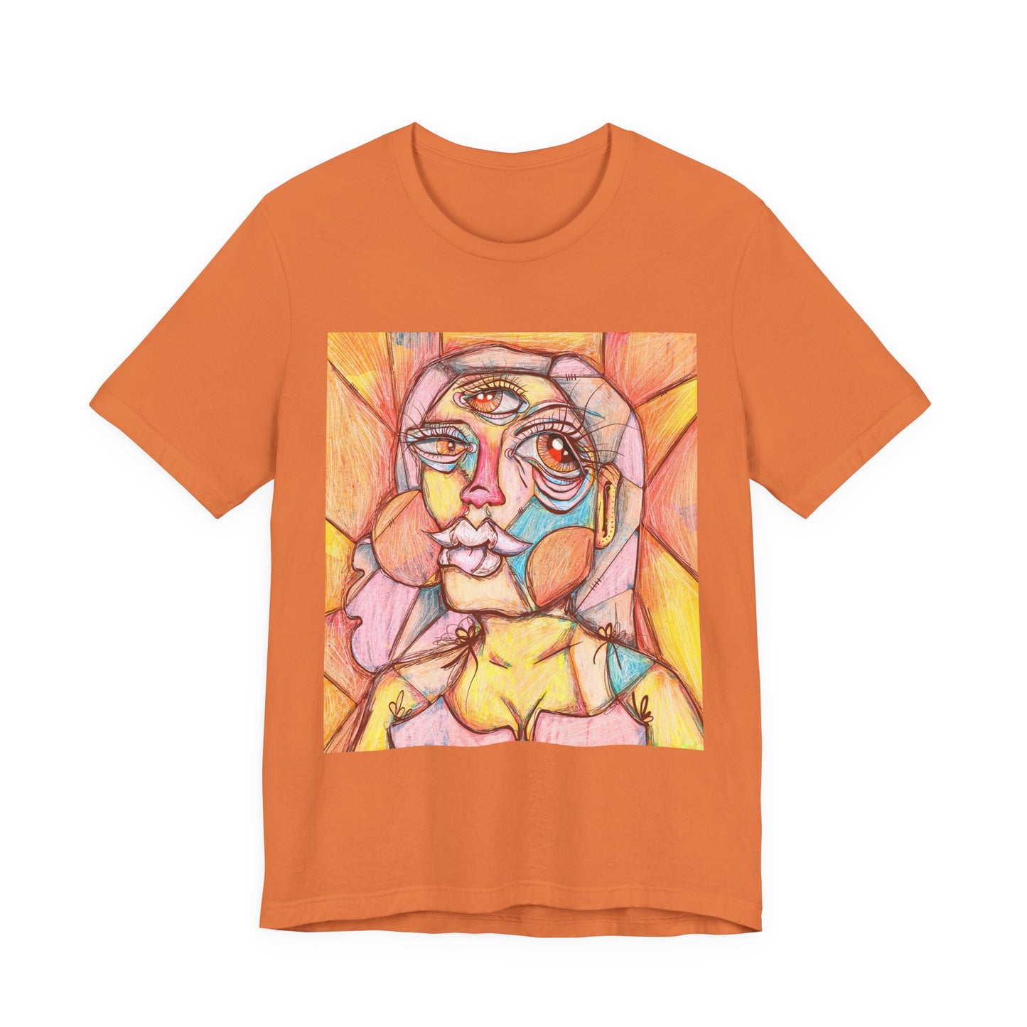 Sally Cubism Unisex Jersey Short Sleeve Tee
