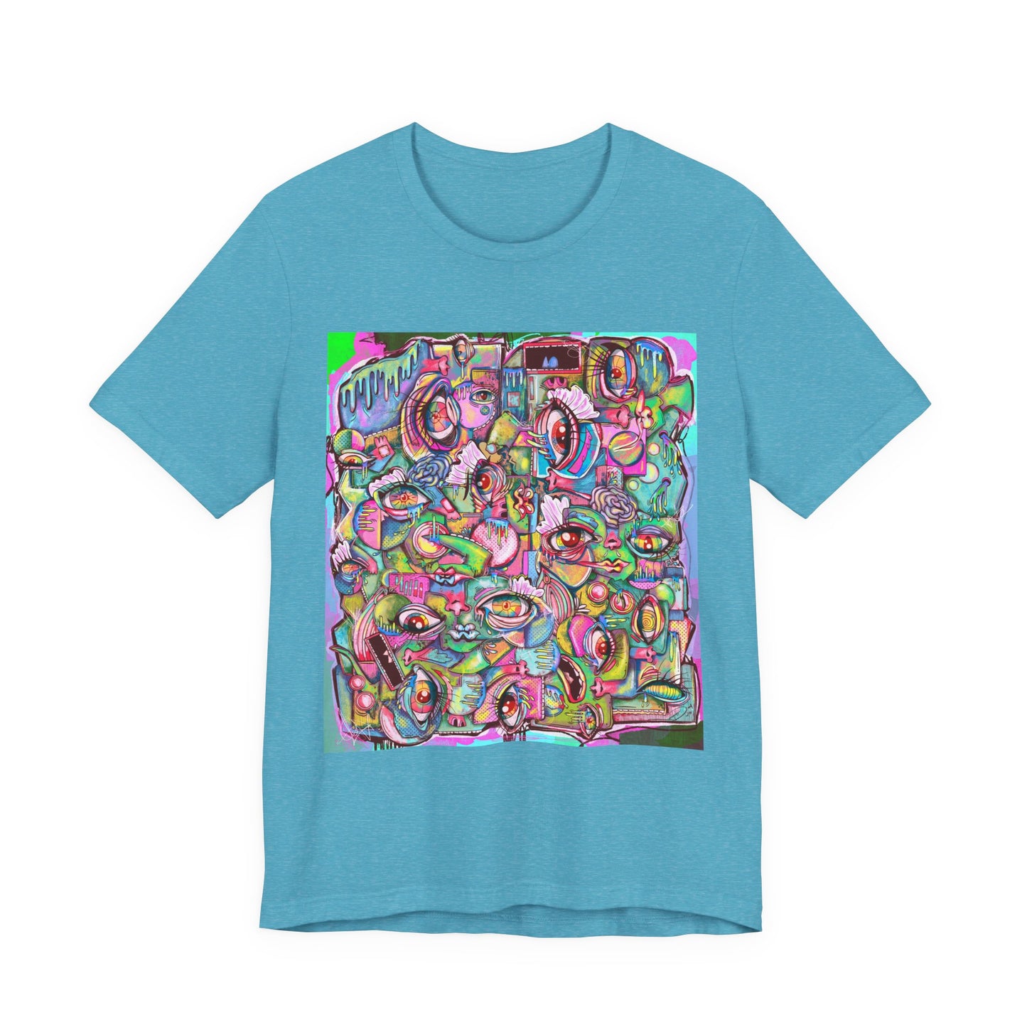 Psychedelic Whimsy Unisex Jersey Short Sleeve Tee